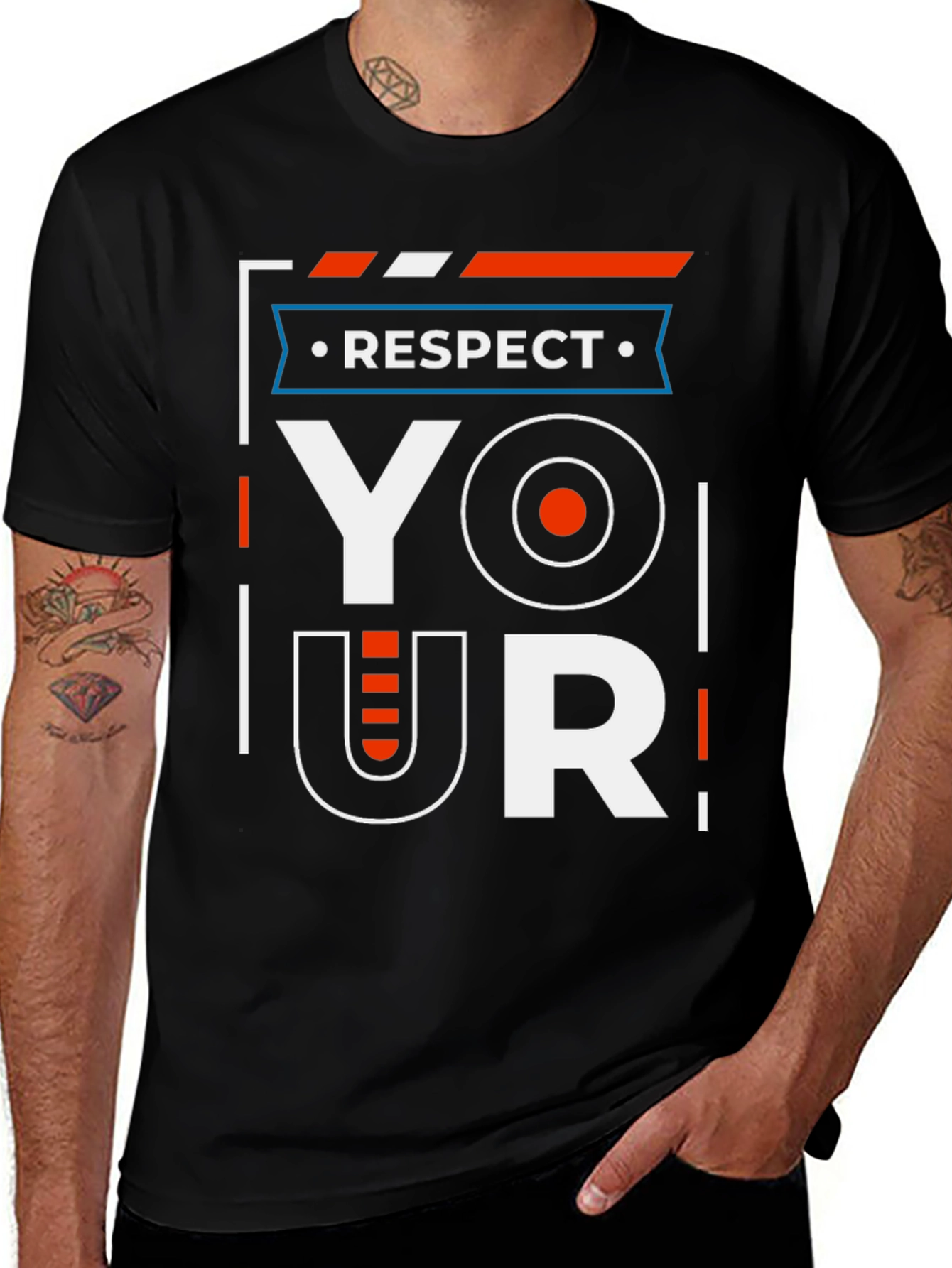 Variant 29 of Respect Graphic Print T-Shirt