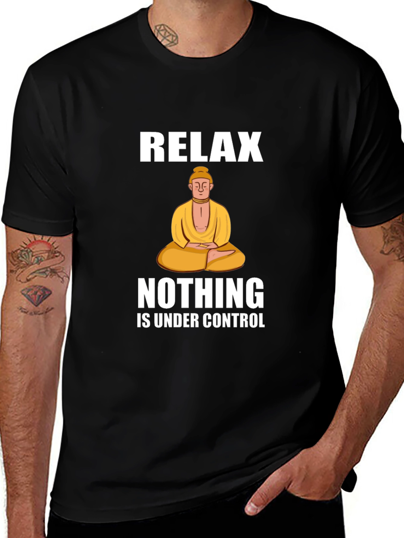 Variant 10 of Relax Nothing Is Under Control T-Shirt