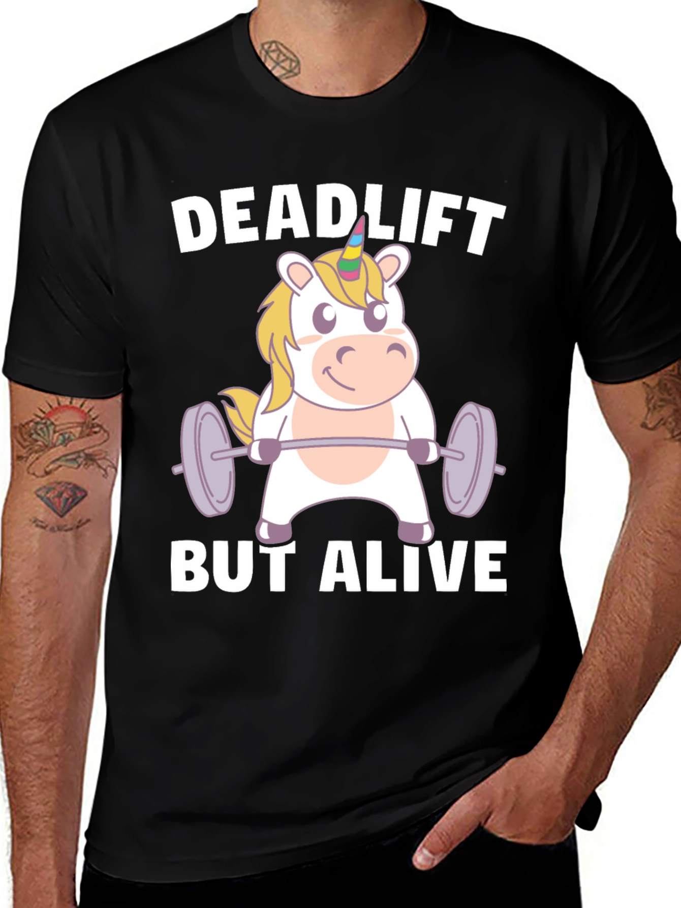 Variant 29 of Deadlift But Alive T-Shirt