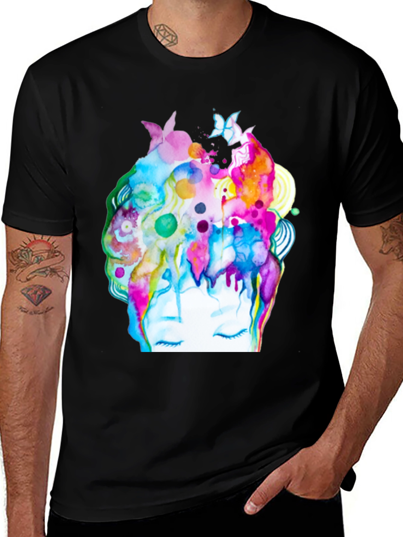 Variant 12 of Colorful Mind T-Shirt - Abstract Graphic Tee