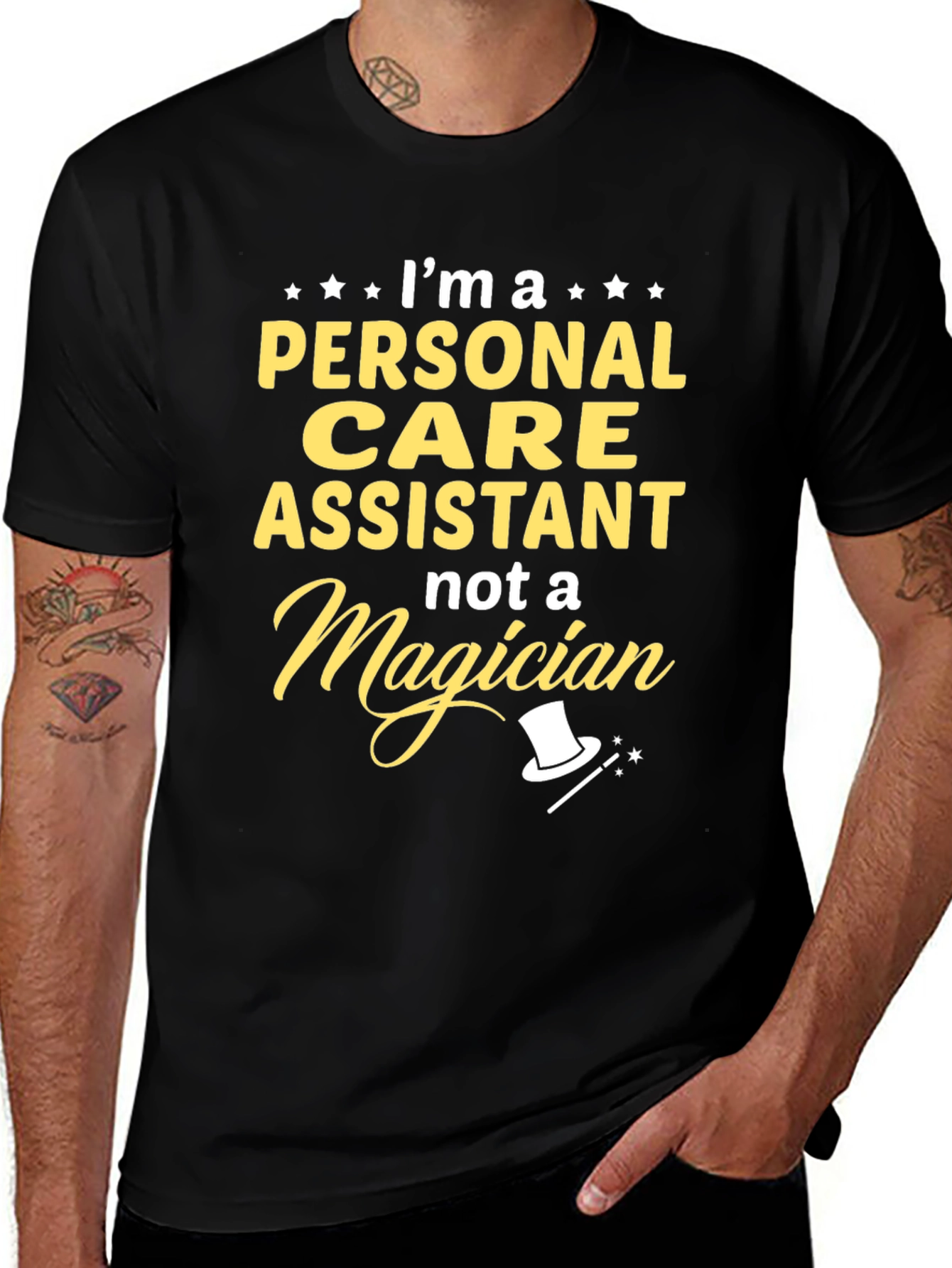 Variant 22 of Personal Care Assistant - Not a Magician T-Shirt