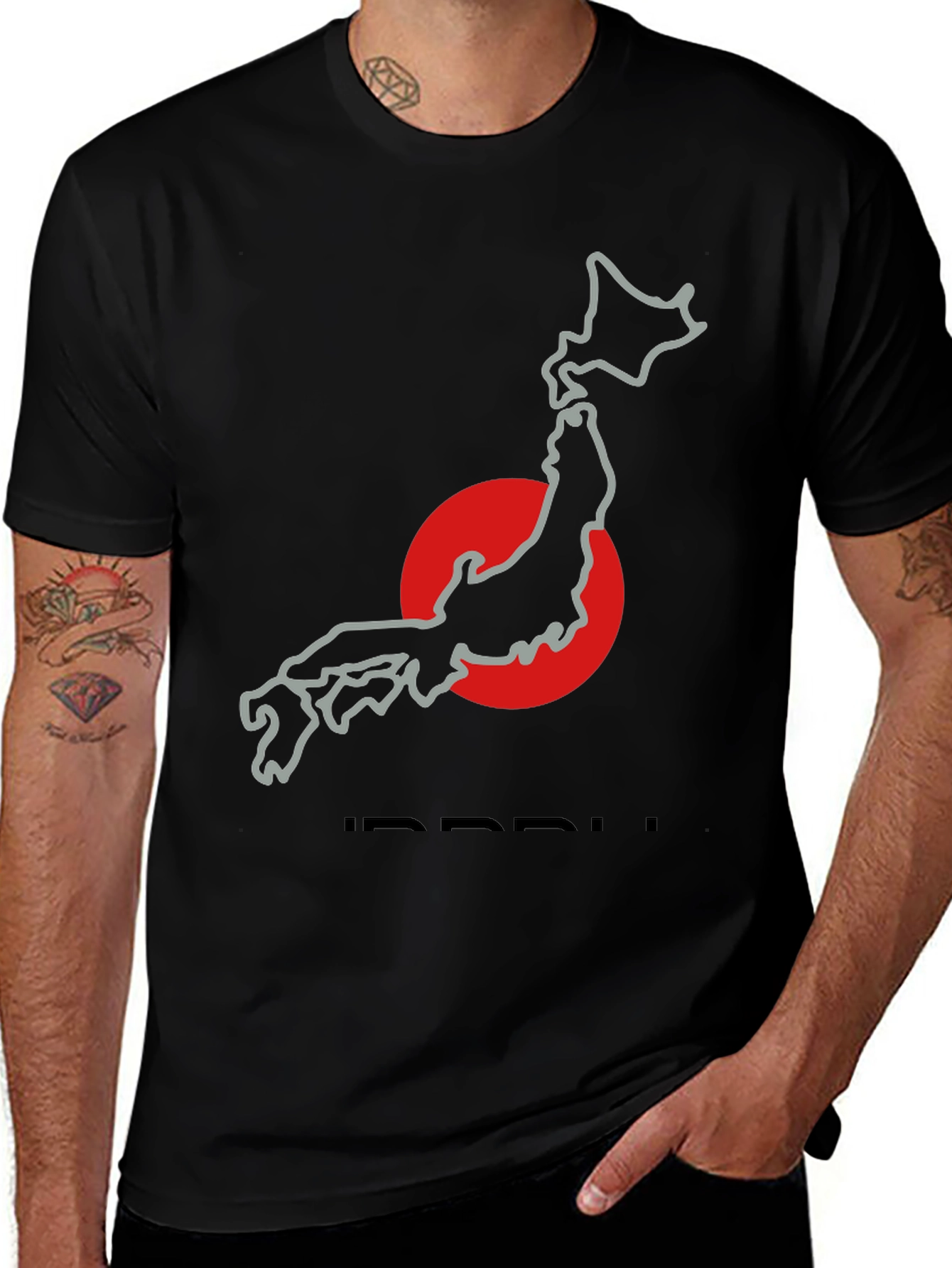 Variant 29 of Japan Outline Graphic Tee - Stylish Comfort