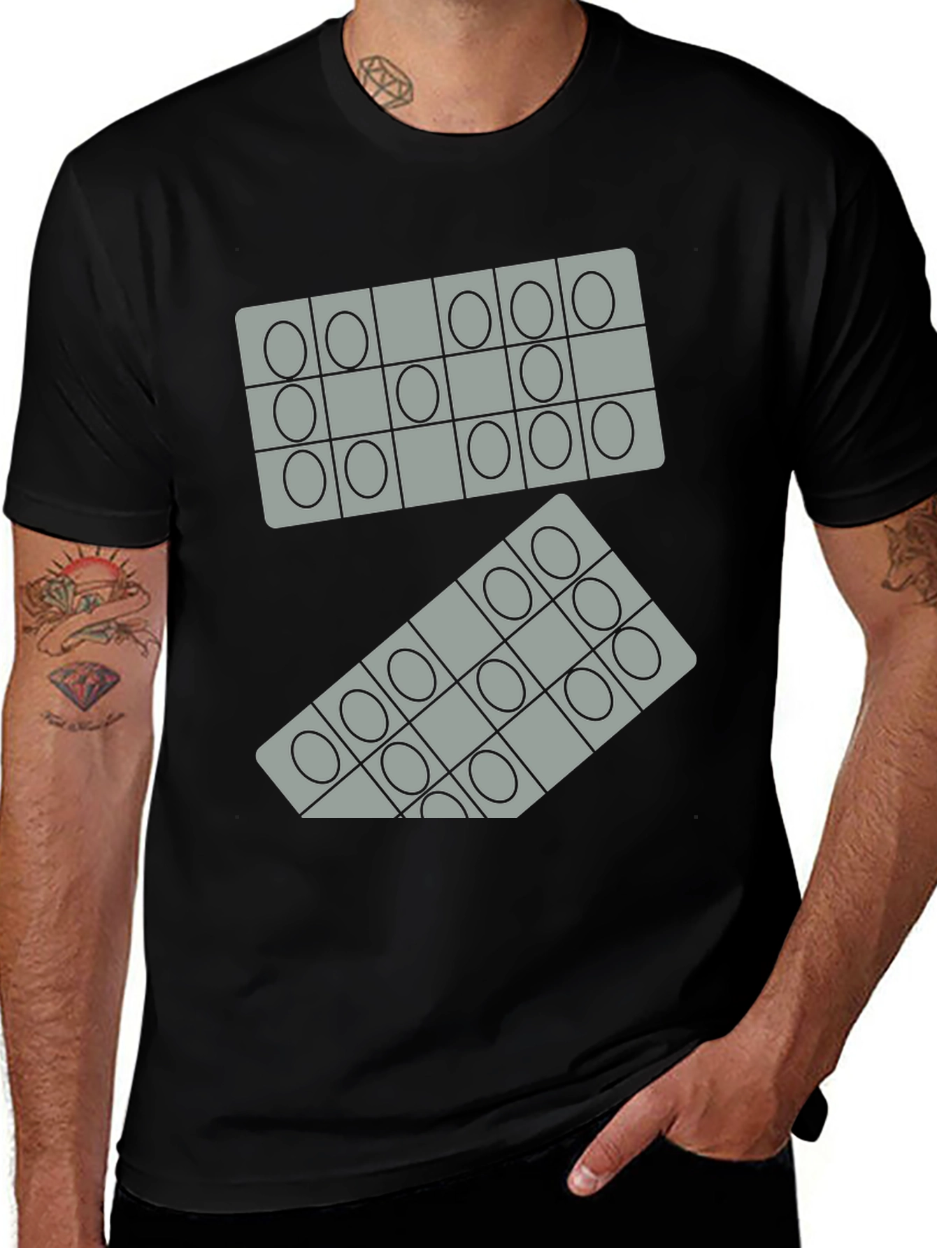 Connect Four Inspired Graphic Tee