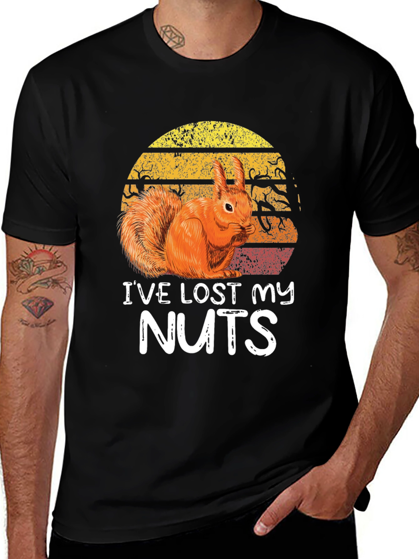 Variant 3 of Funny Squirrel "I've Lost My Nuts" Graphic Tee