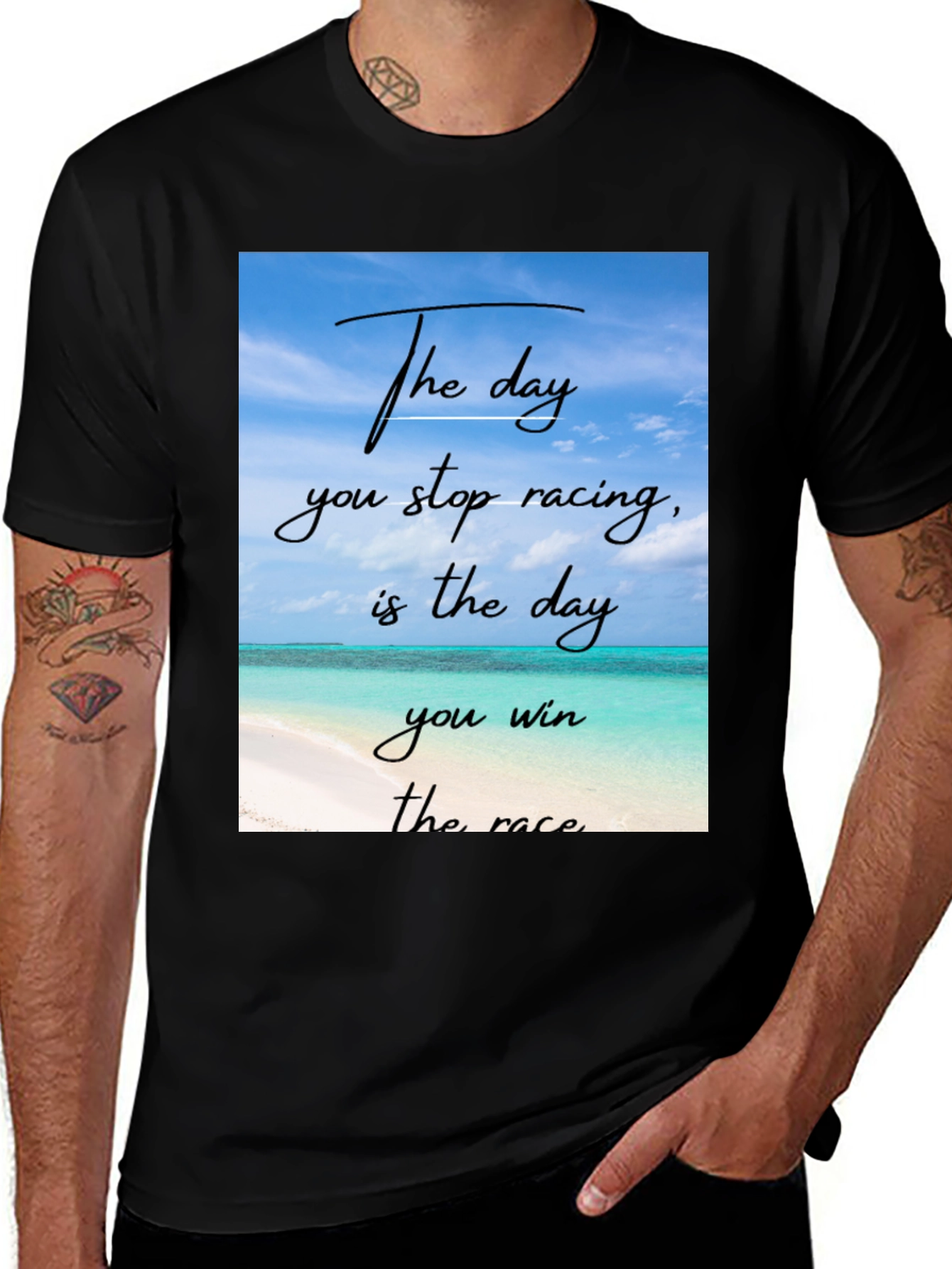 Variant 9 of Inspirational Racing Graphic Tee