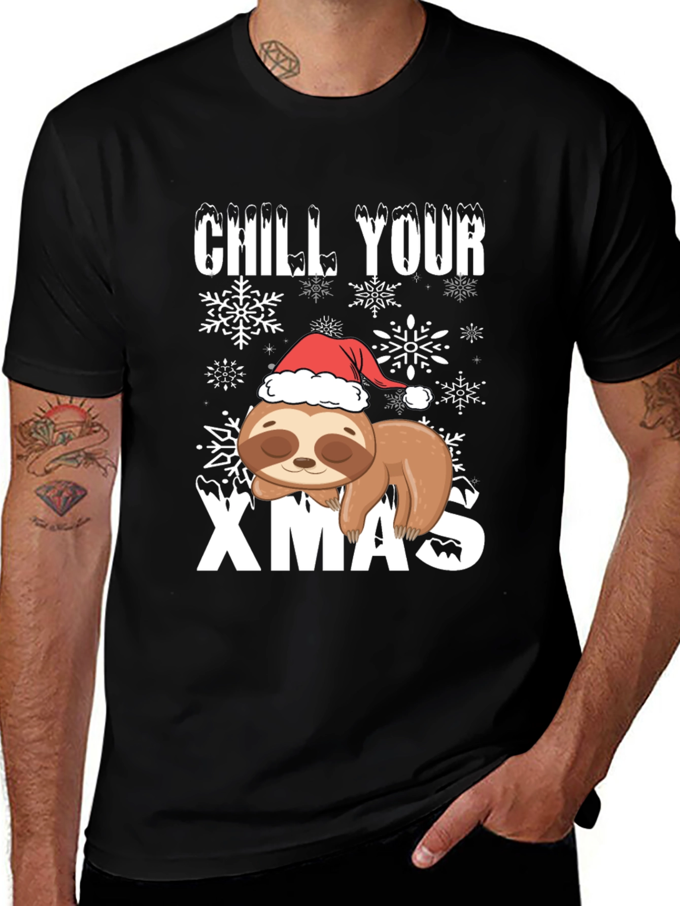 Chill Your Xmas Sloth T-Shirt