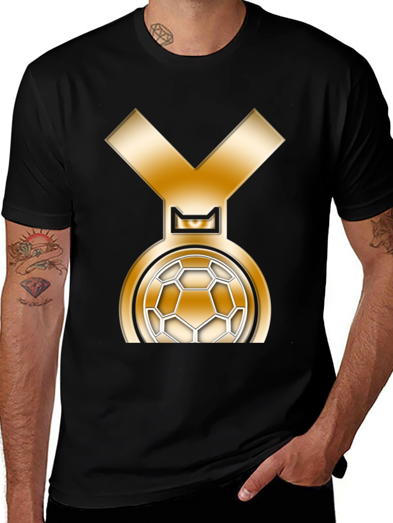 Variant 14 of Gold Medal Soccer T-Shirt