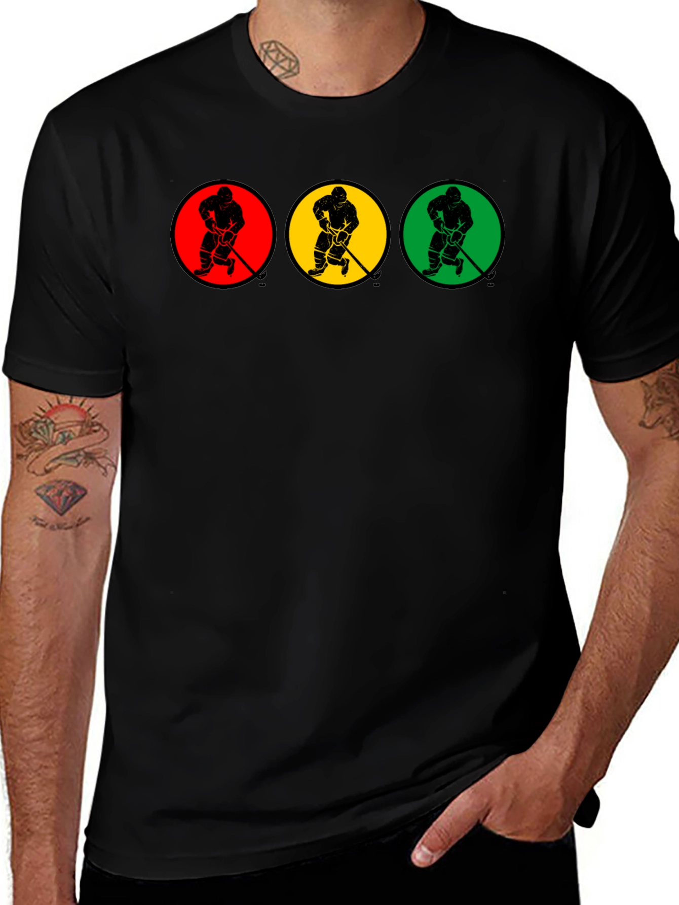 Hockey Traffic Light Graphic Tee