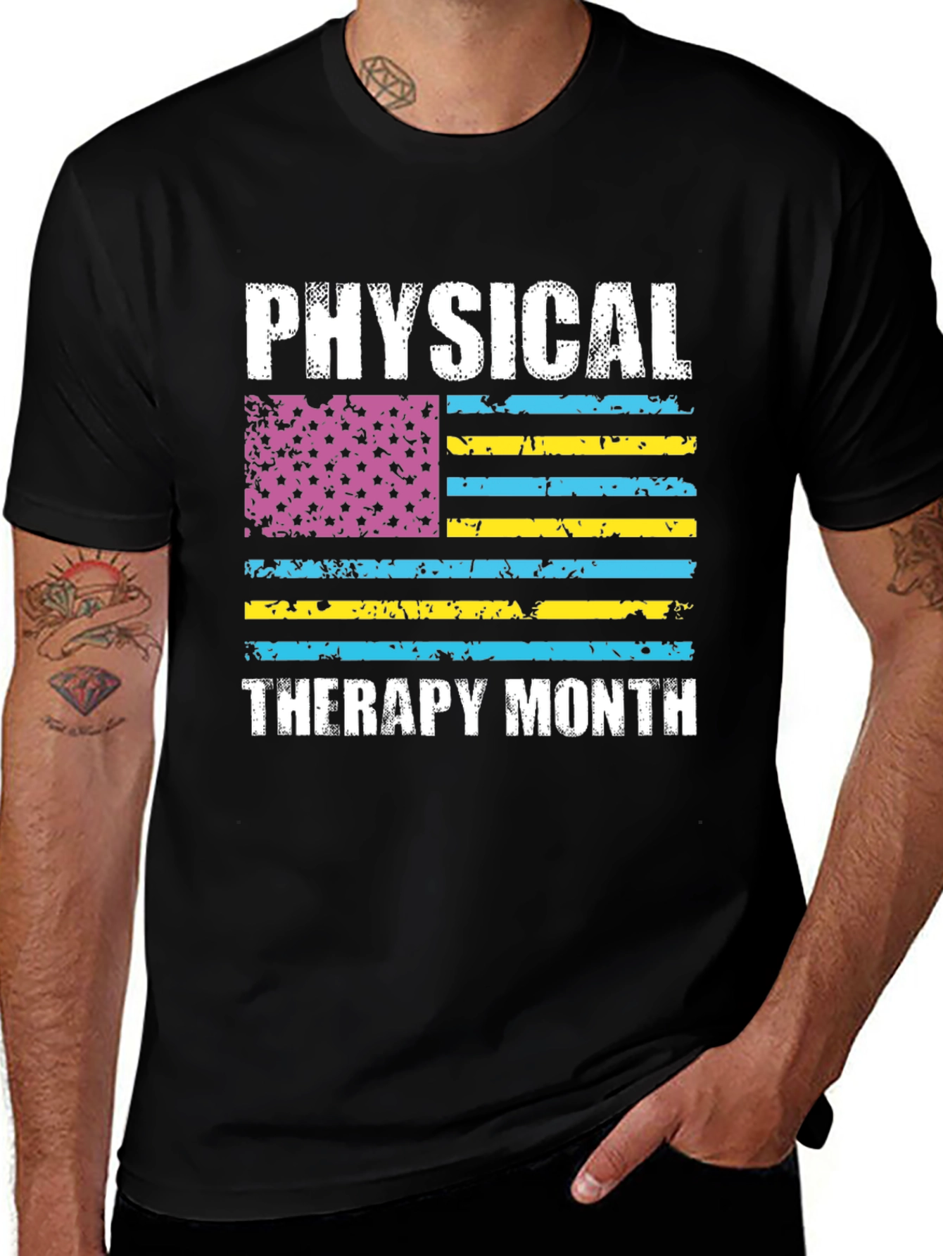 Variant 23 of Physical Therapy Month T-Shirt