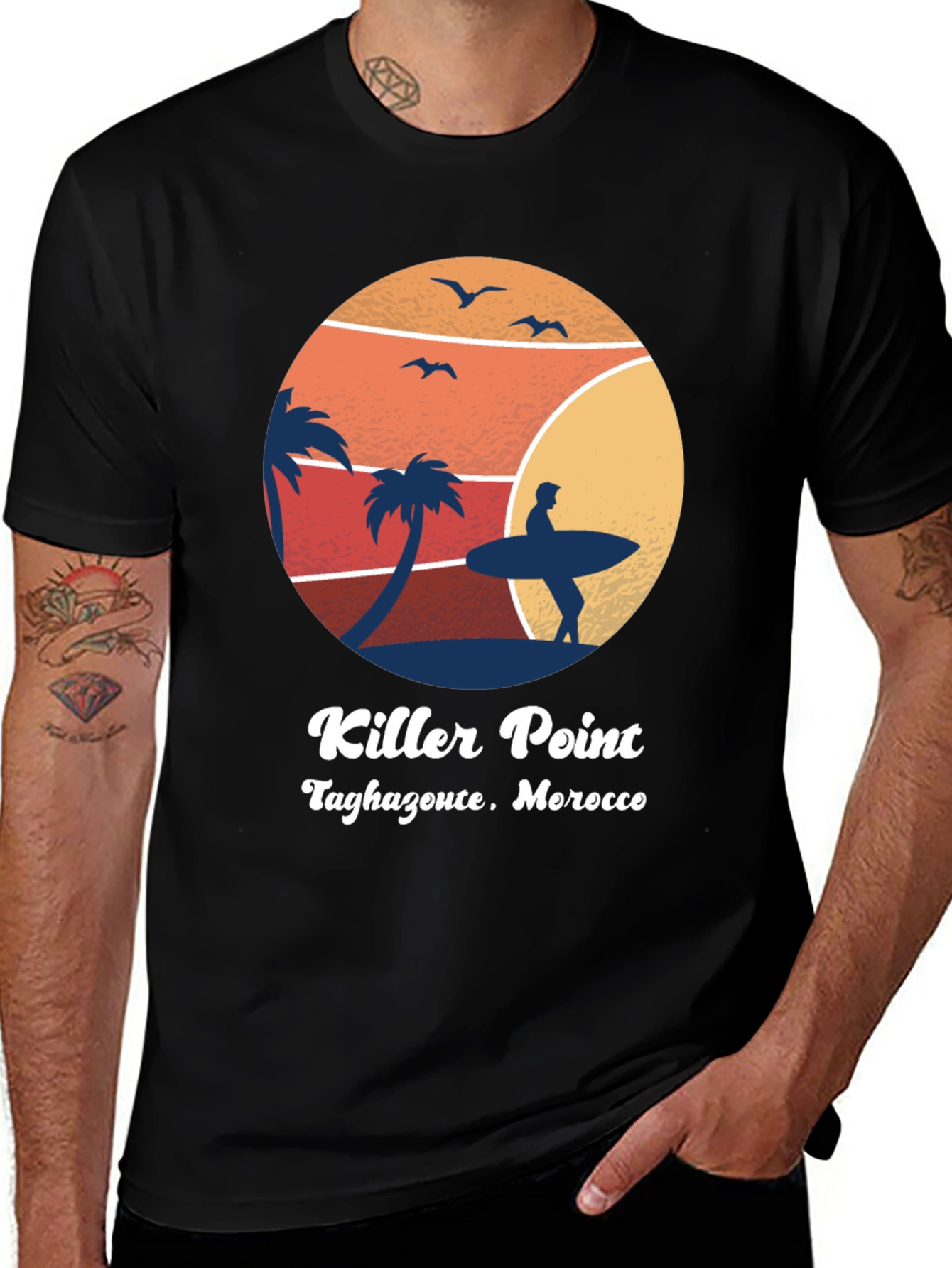 Variant 28 of Killer Point Morocco Surf T-Shirt