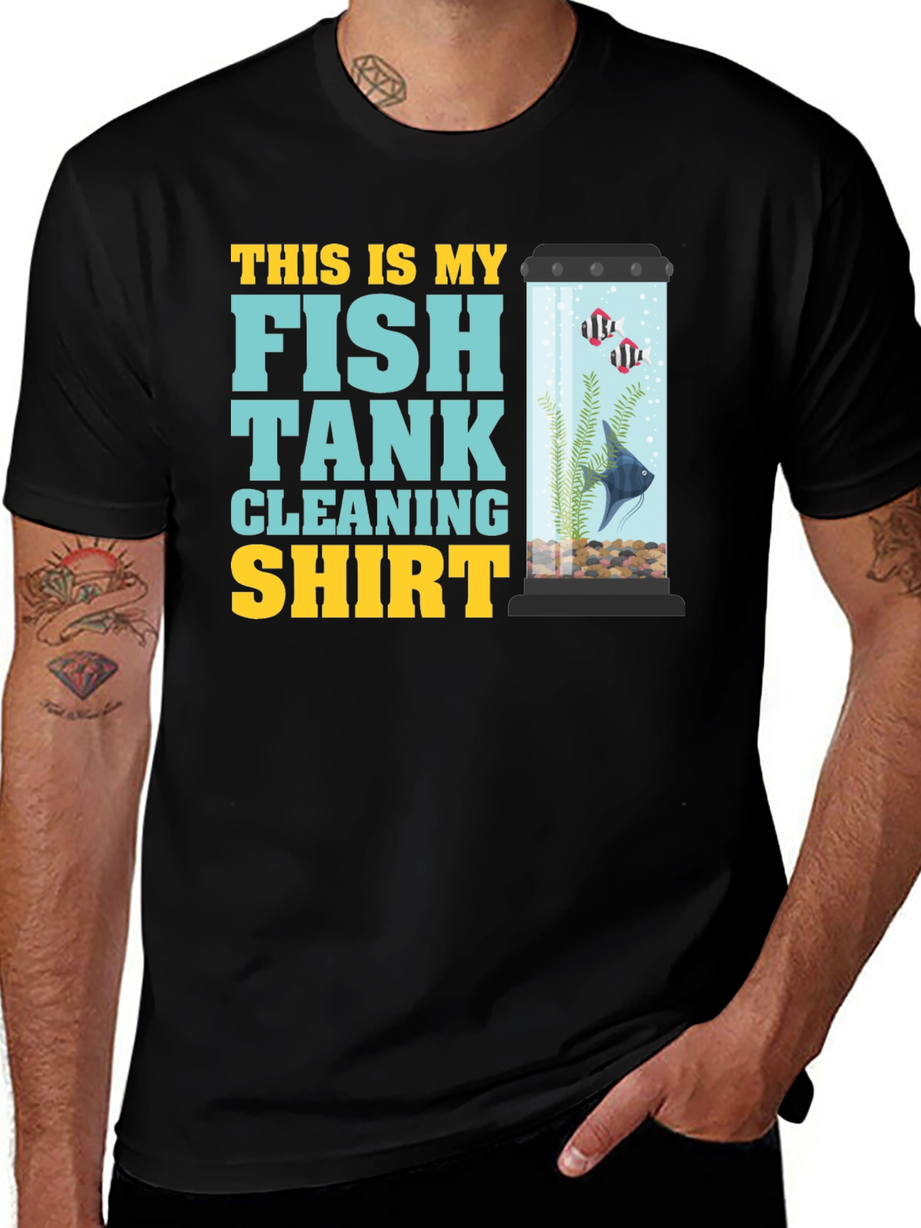 Variant 14 of Fish Tank Cleaning Shirt - Aquarium Hobbyist Tee