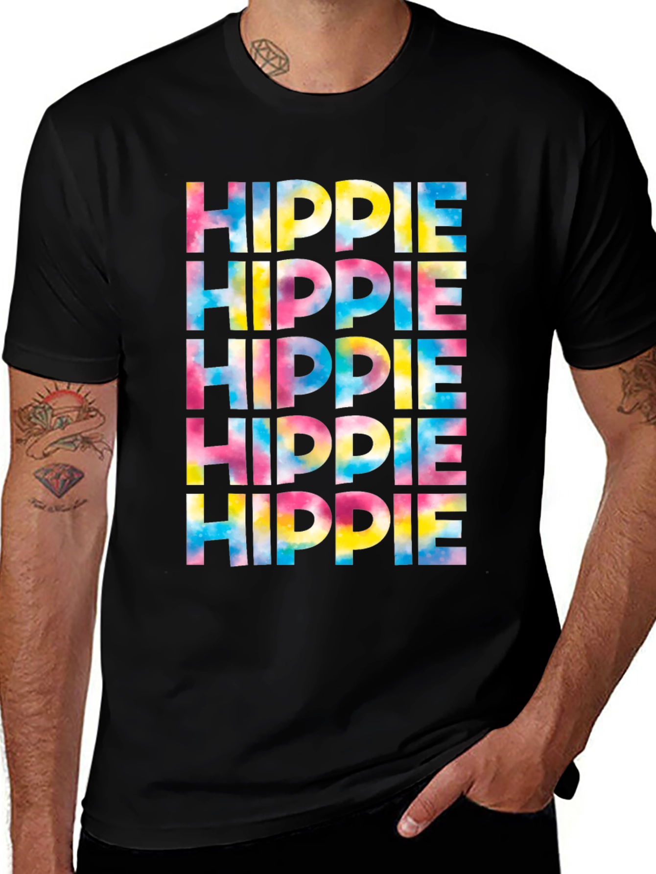 Variant 4 of Hippie Tie Dye T-Shirt