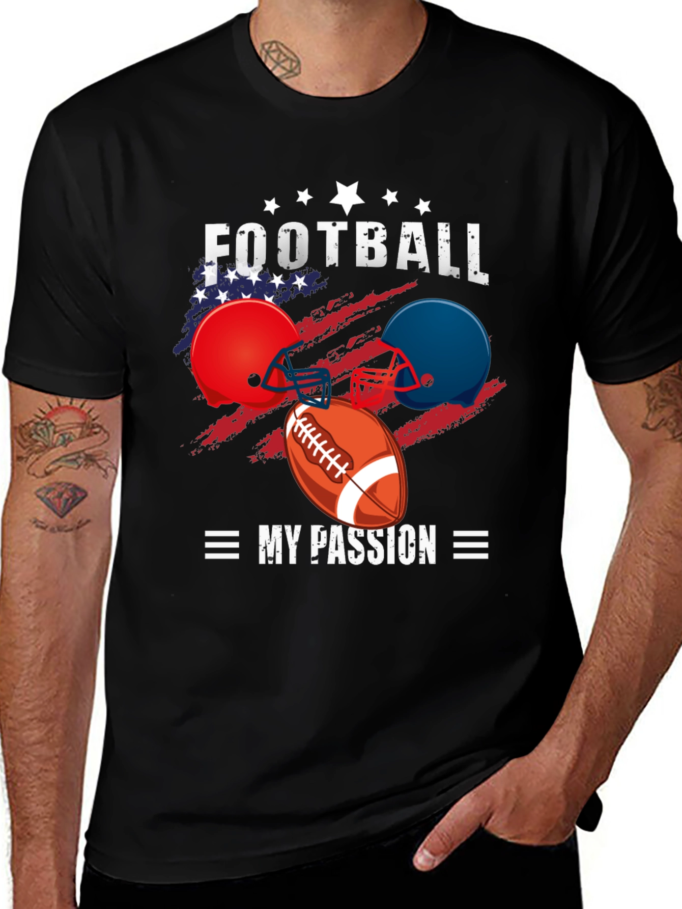 Variant 19 of Football My Passion Graphic Tee