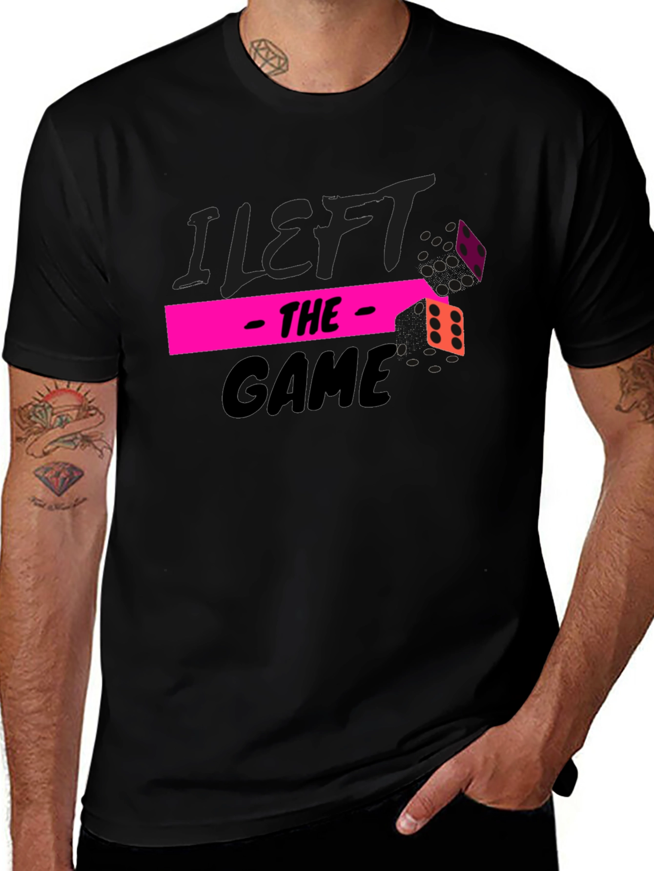 I Left The Game Graphic T-Shirt