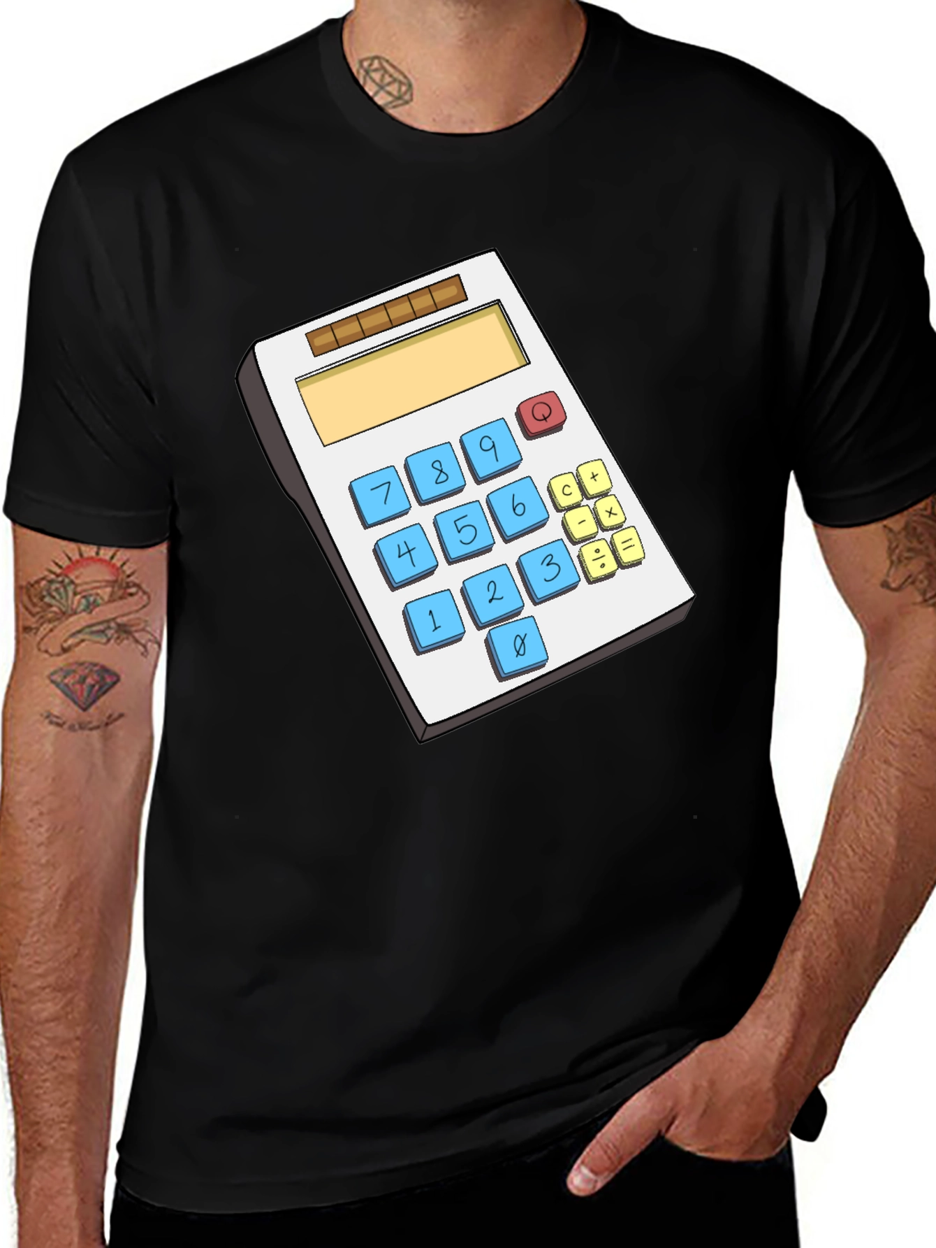 Variant 3 of Calculator Graphic T-Shirt - Math Lover Gift