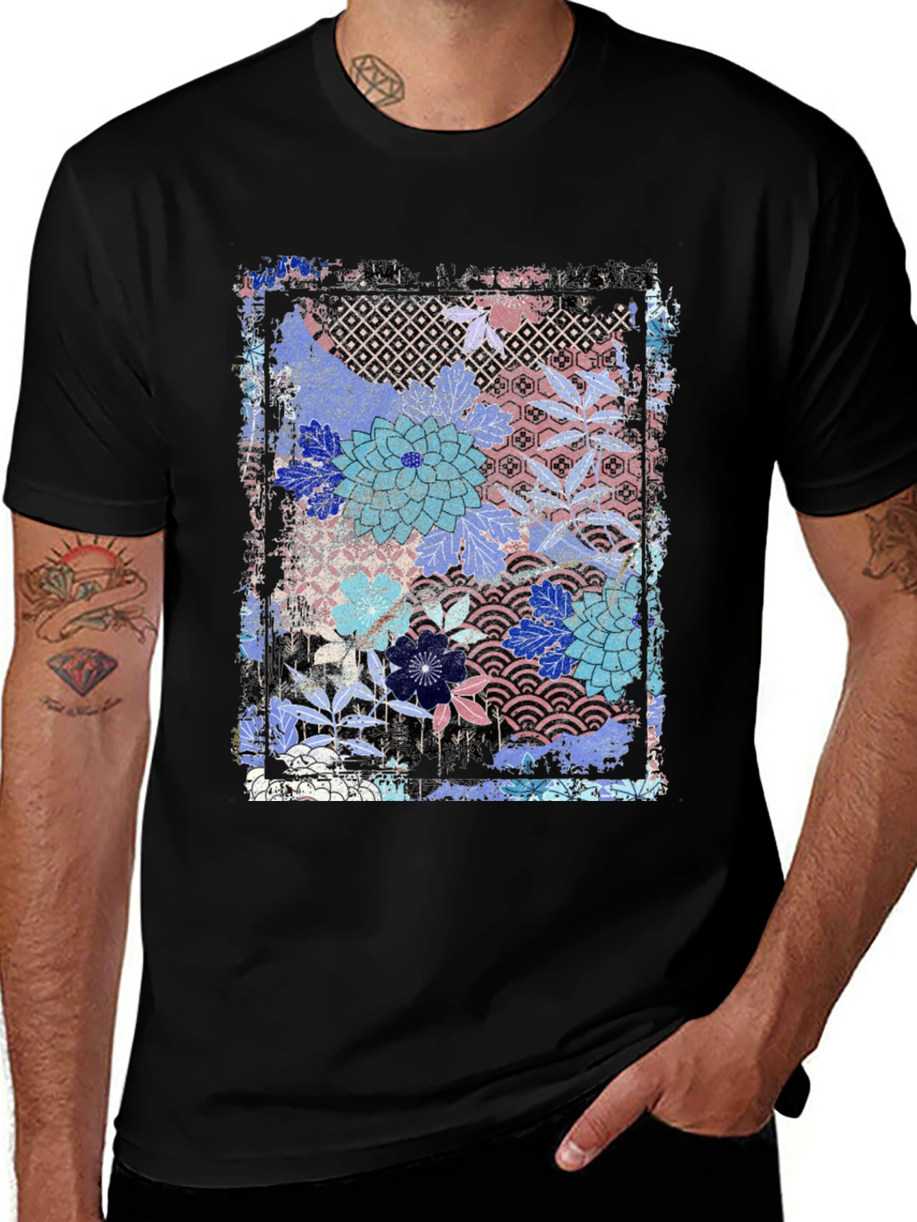 Variant 10 of Floral Pattern Graphic Tee