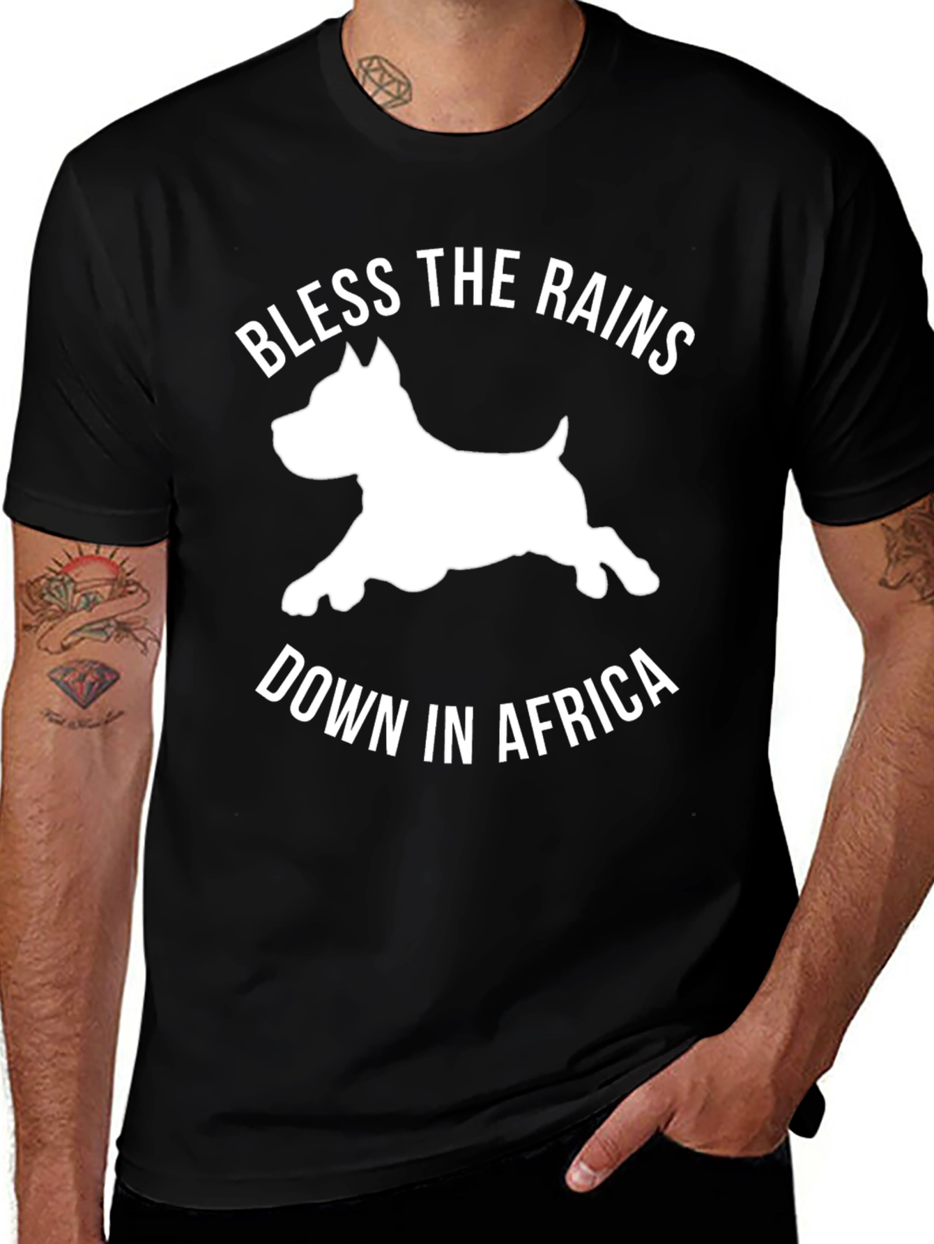 Variant 17 of Bless the Rains Down in Africa T-Shirt