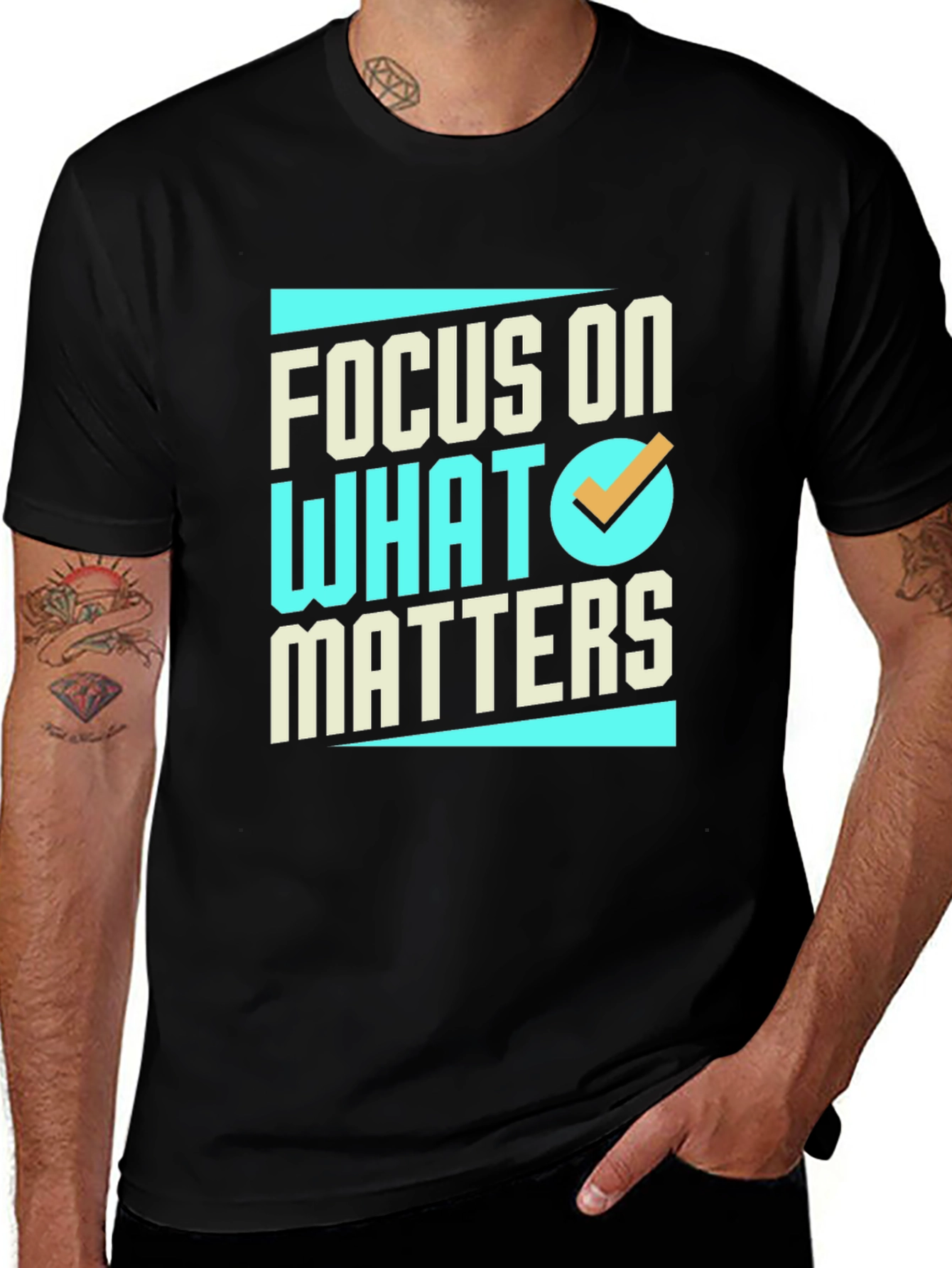 Variant 17 of Focus on What Matters Graphic T-Shirt