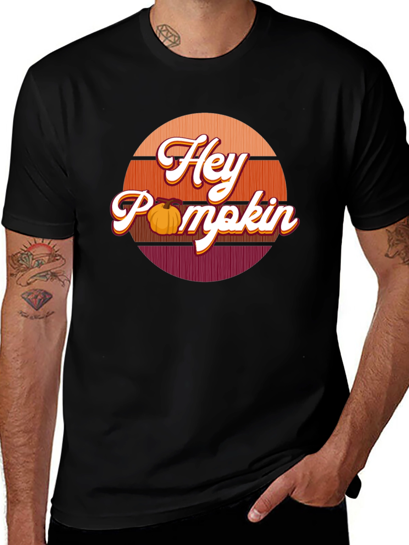Variant 10 of Hey Pumpkin Graphic T-Shirt