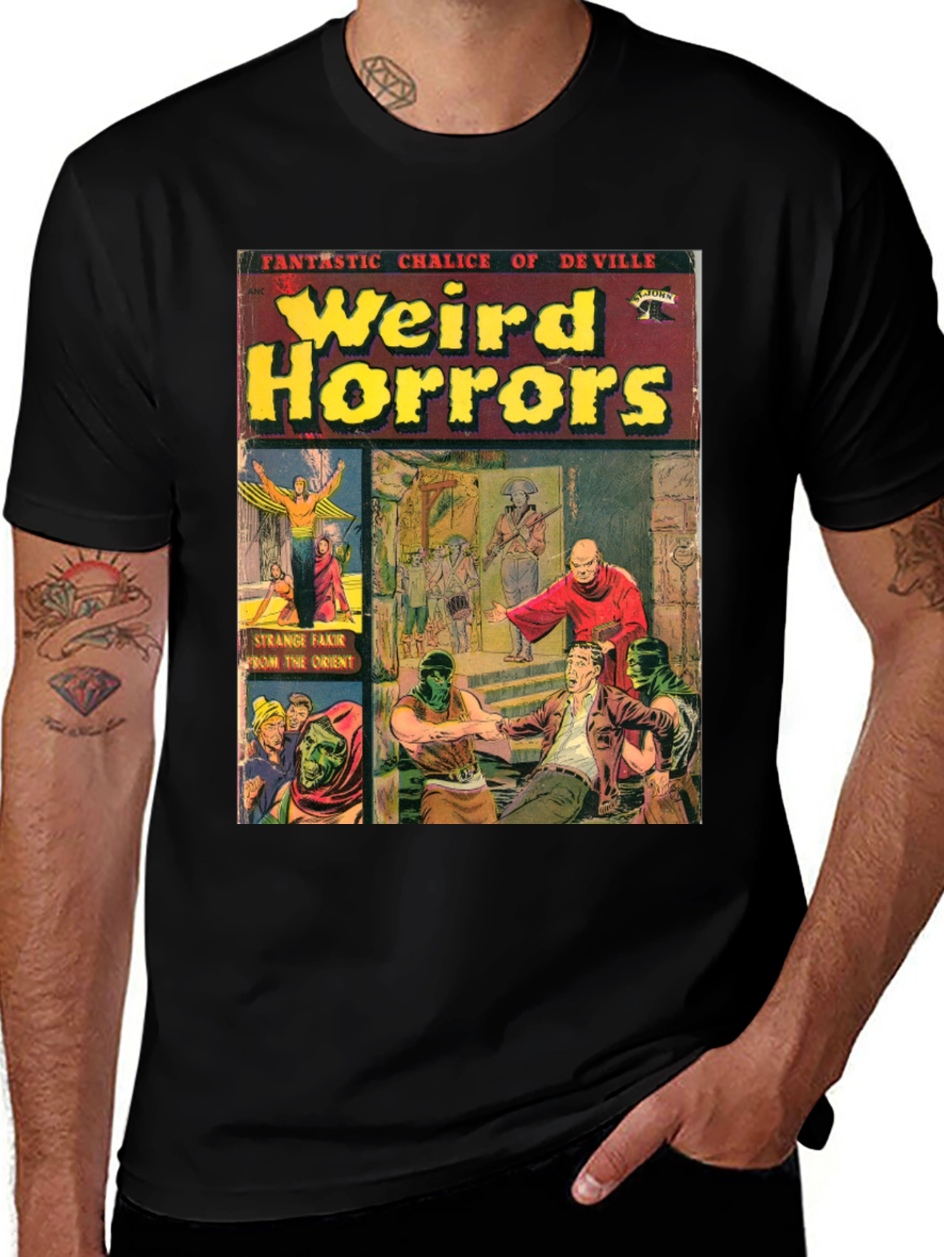 Weird Horrors Comic Book Cover T-Shirt
