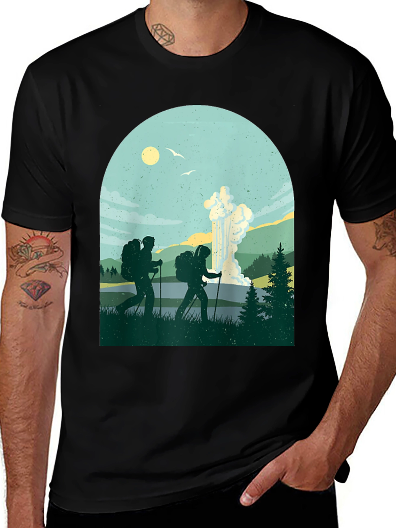 Variant 4 of Hiking Graphic Tee: Adventure Ready Comfort