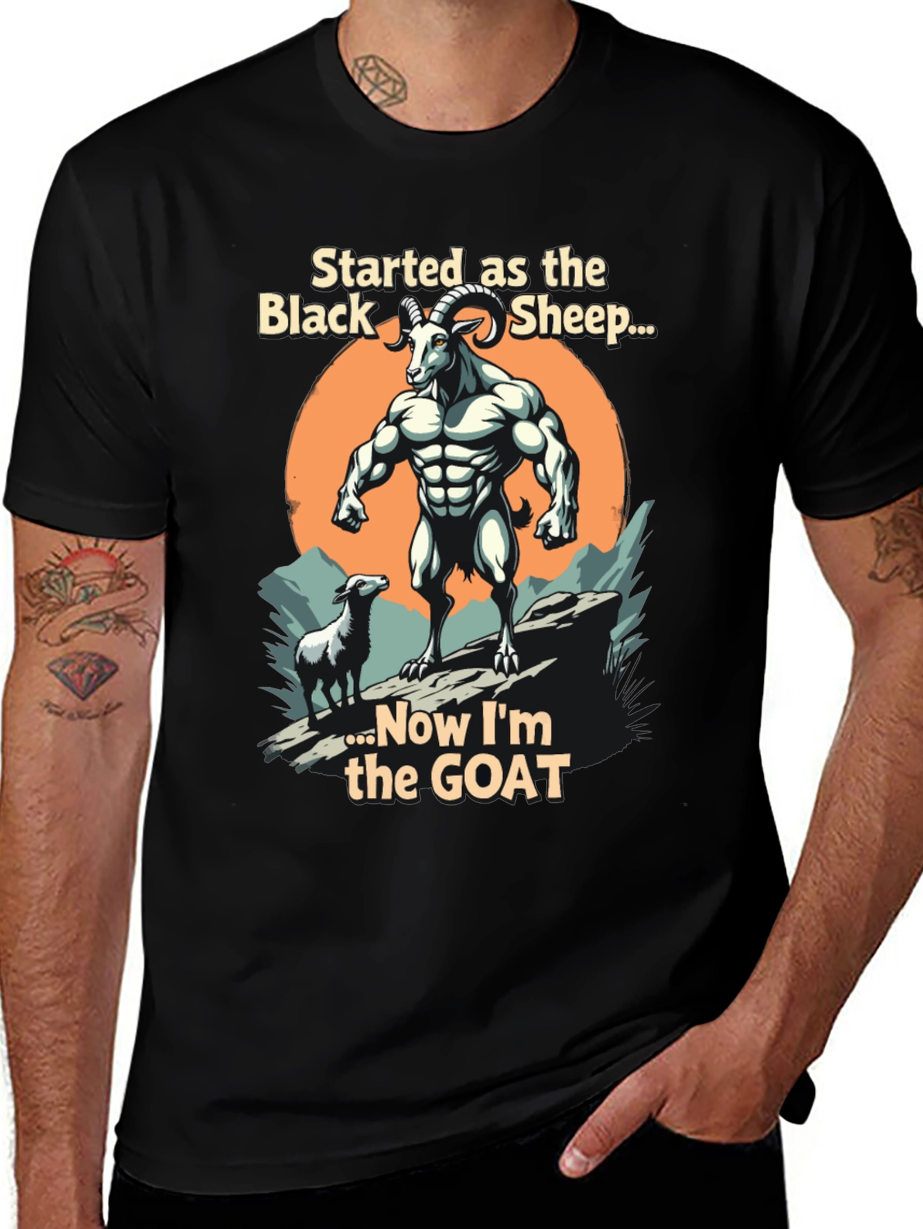 Variant 16 of Started as the Black Sheep - Now I'm the GOAT T-Shirt