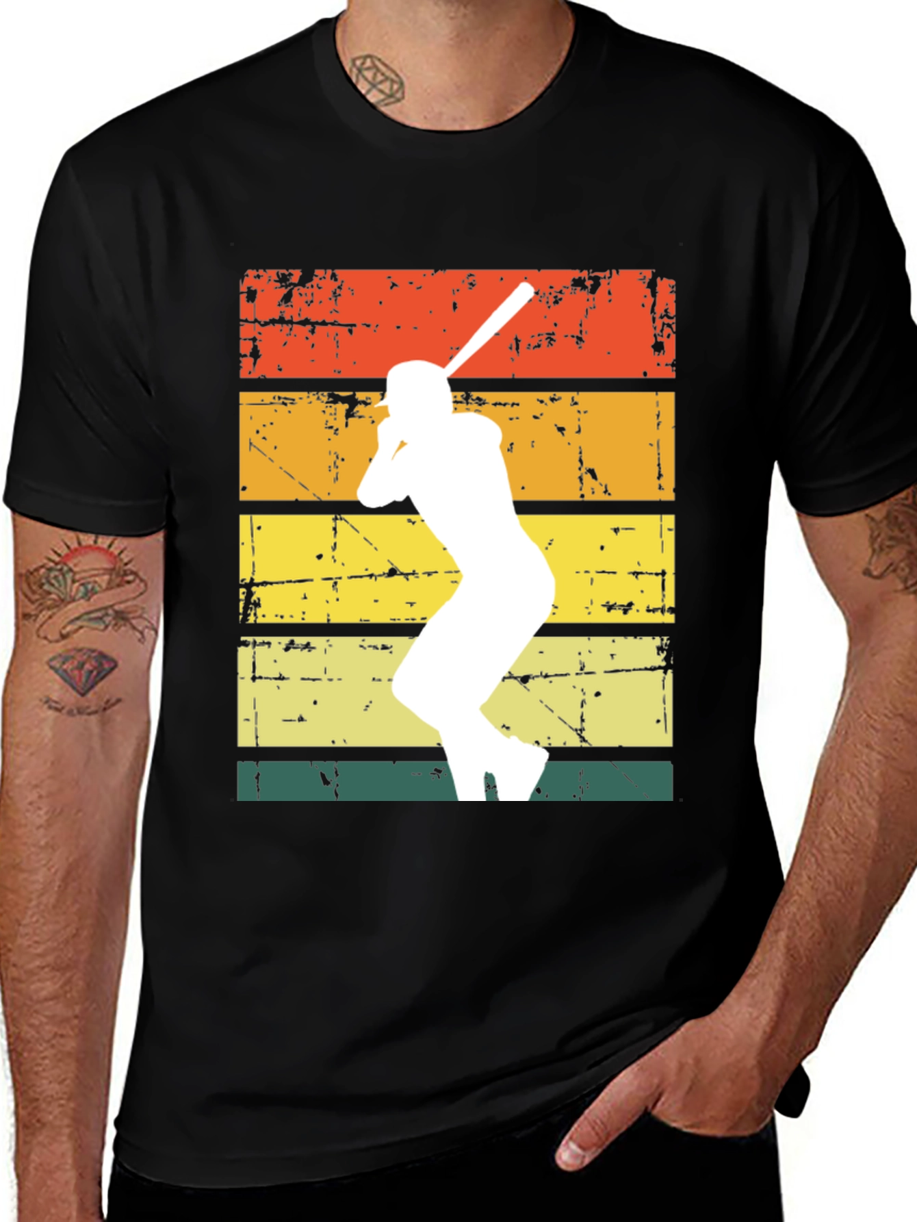 Variant 14 of Vintage Baseball Player Graphic Tee