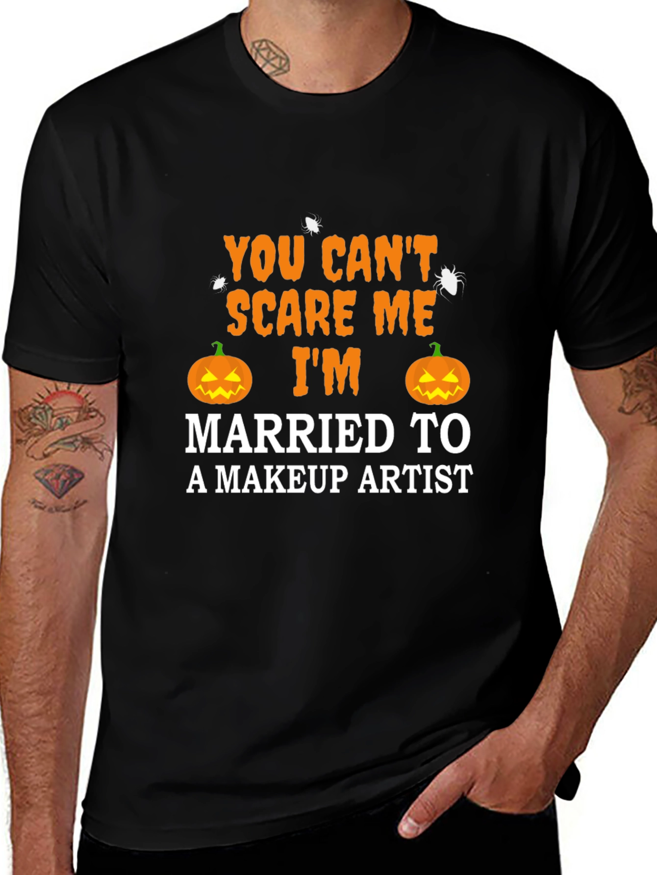 Halloween Married to a Makeup Artist Graphic T-Shirt