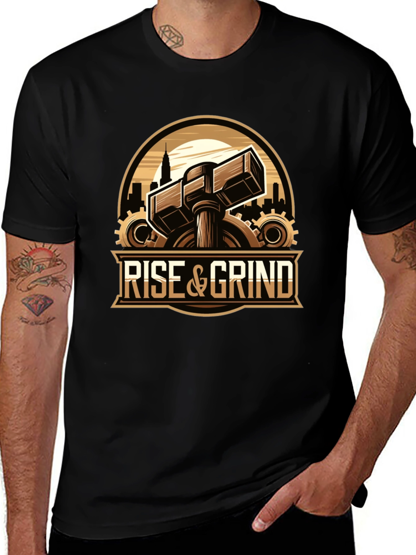 Variant 20 of Rise & Grind Graphic Tee