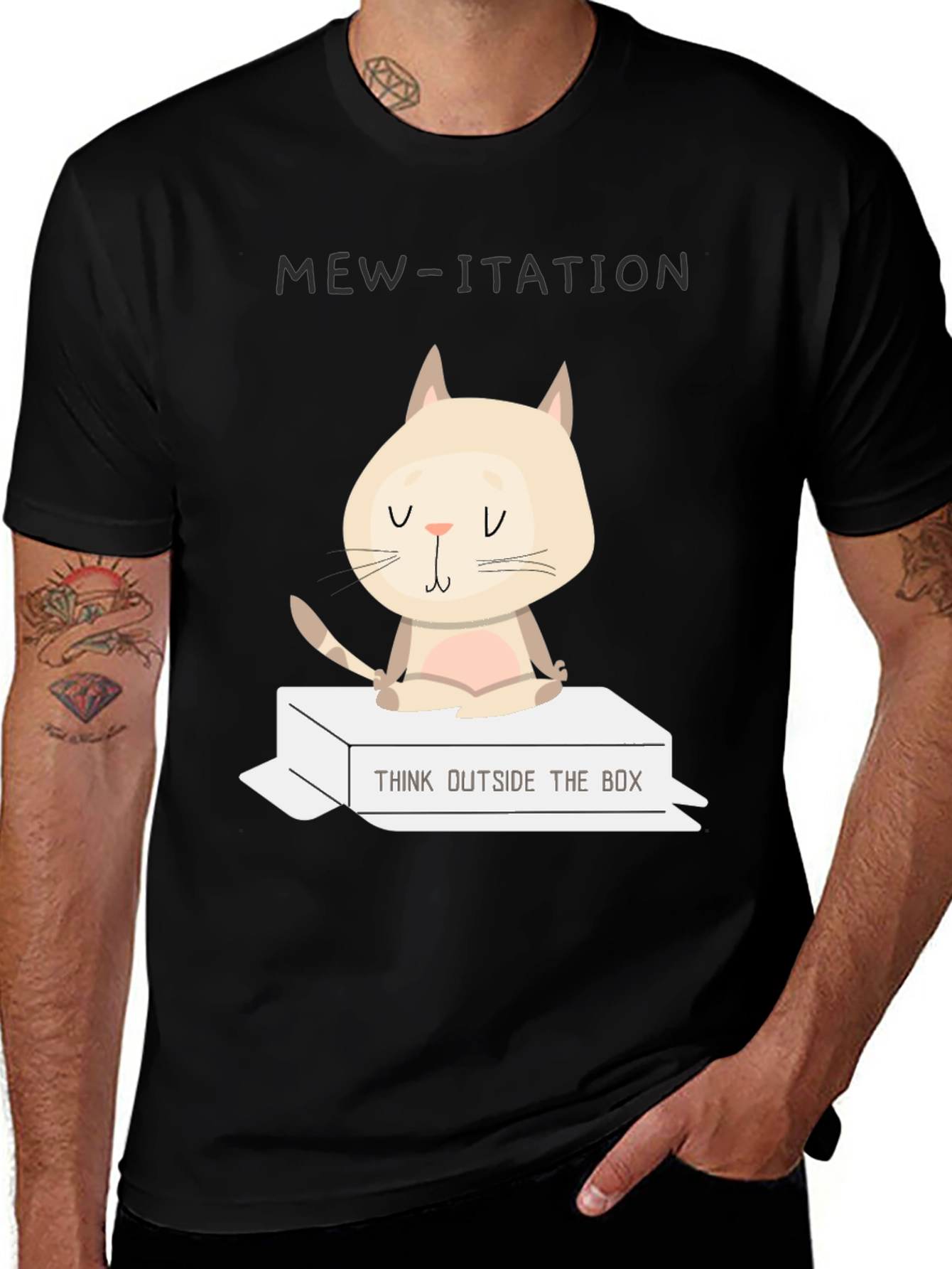 Variant 4 of Mew-itation Cat T-Shirt - Think Outside the Box