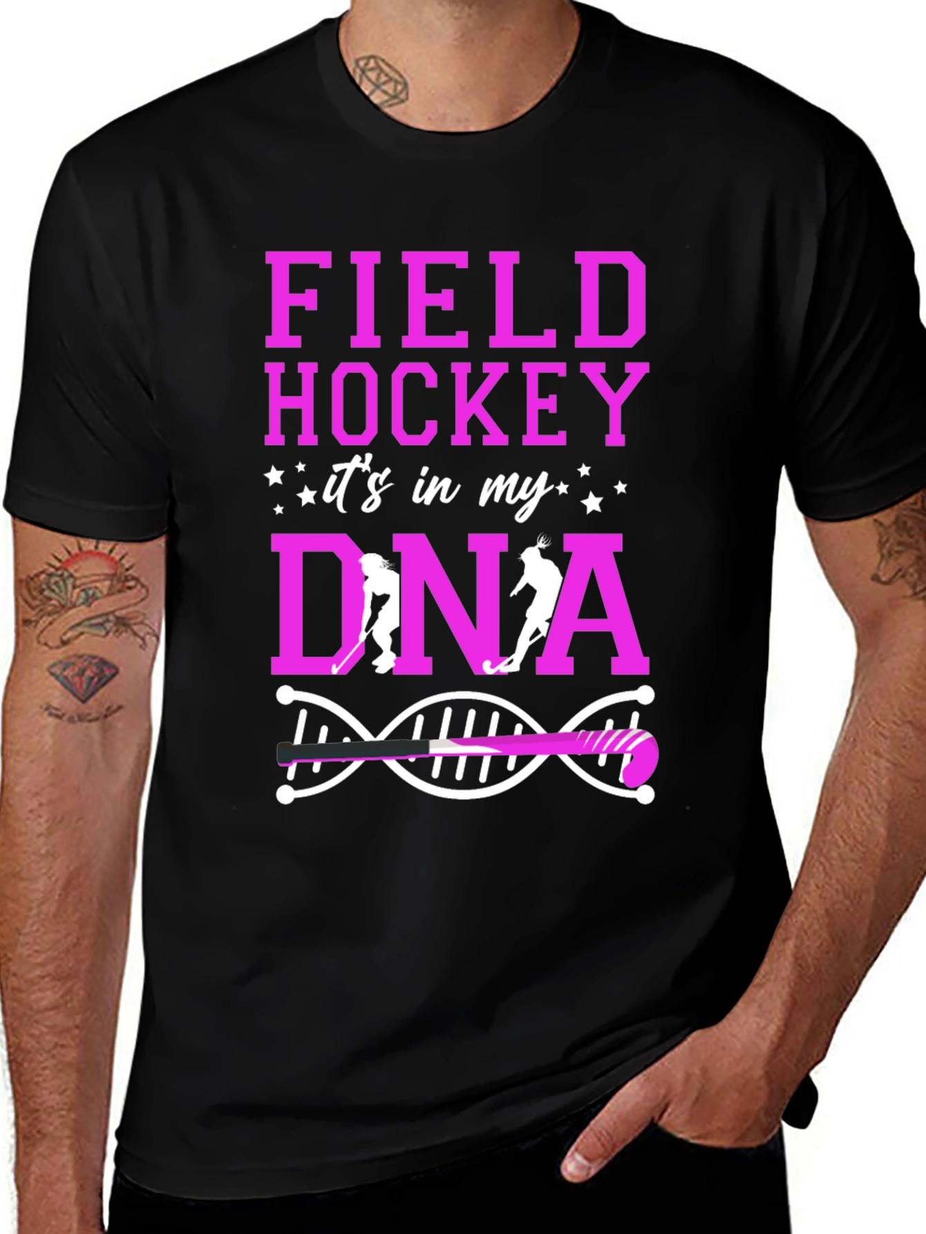 Variant 29 of Field Hockey DNA Graphic Tee