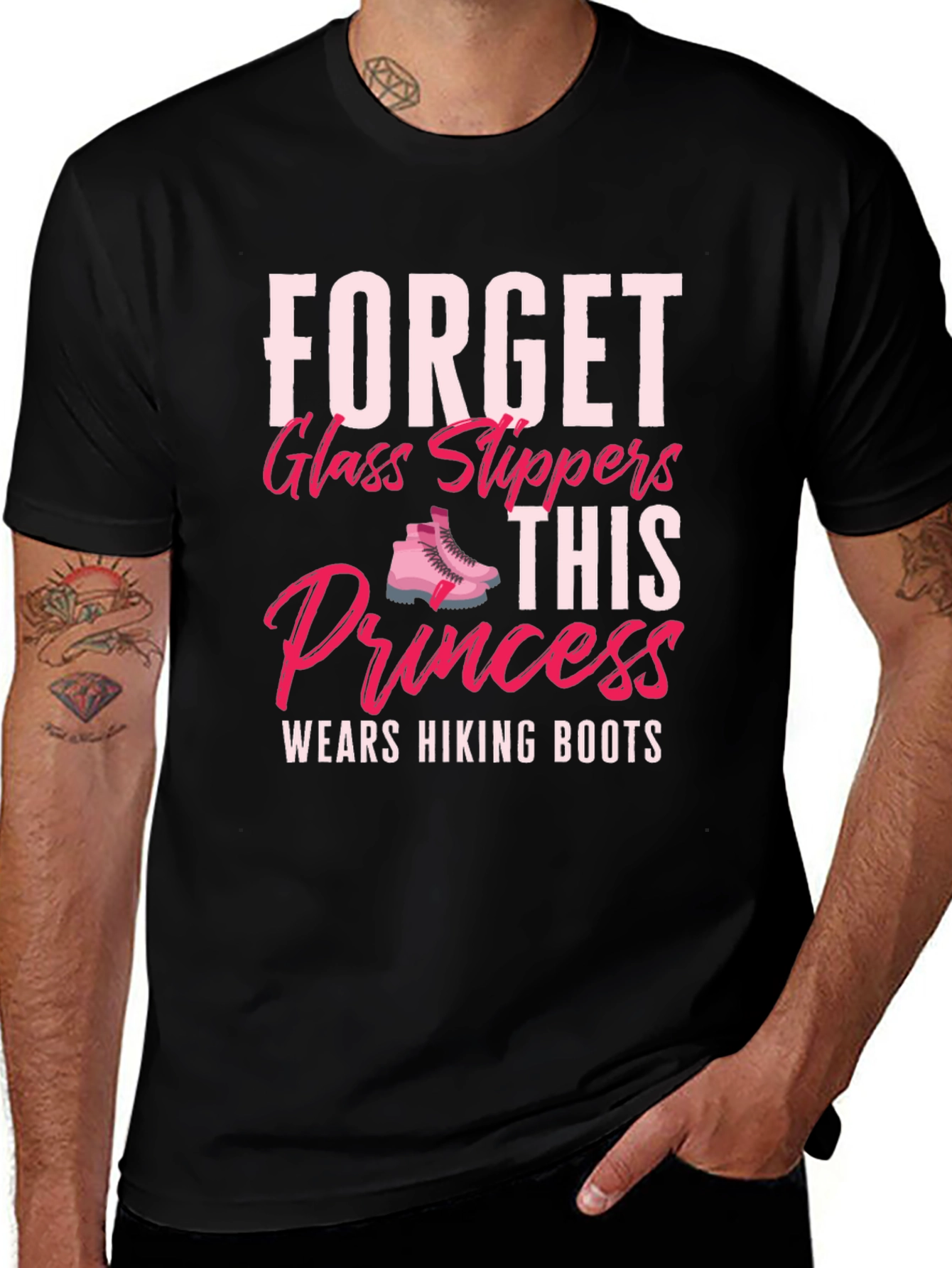 Hiking Princess T-Shirt - Forget Glass Slippers!