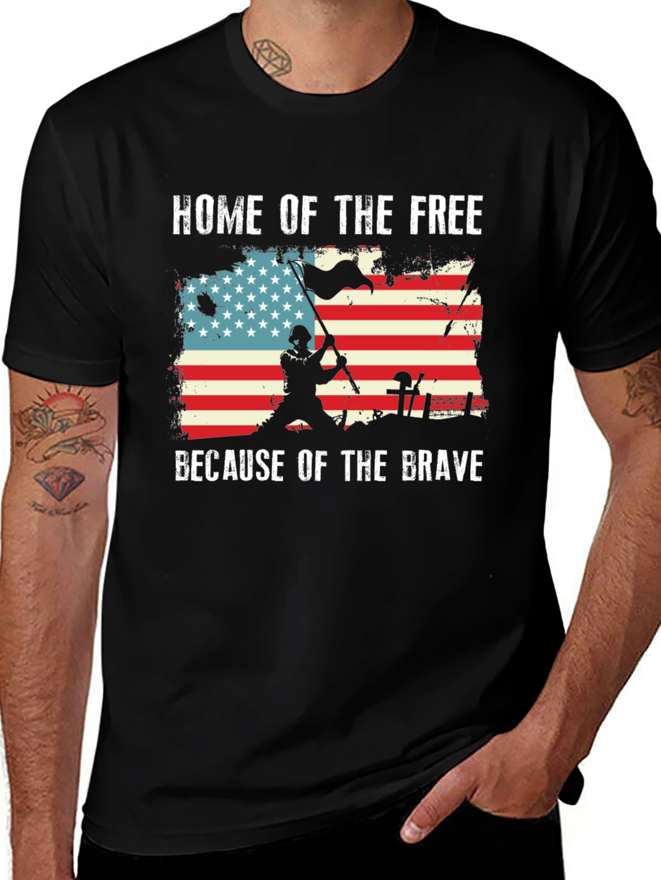 Variant 7 of Home of the Free Graphic T-Shirt