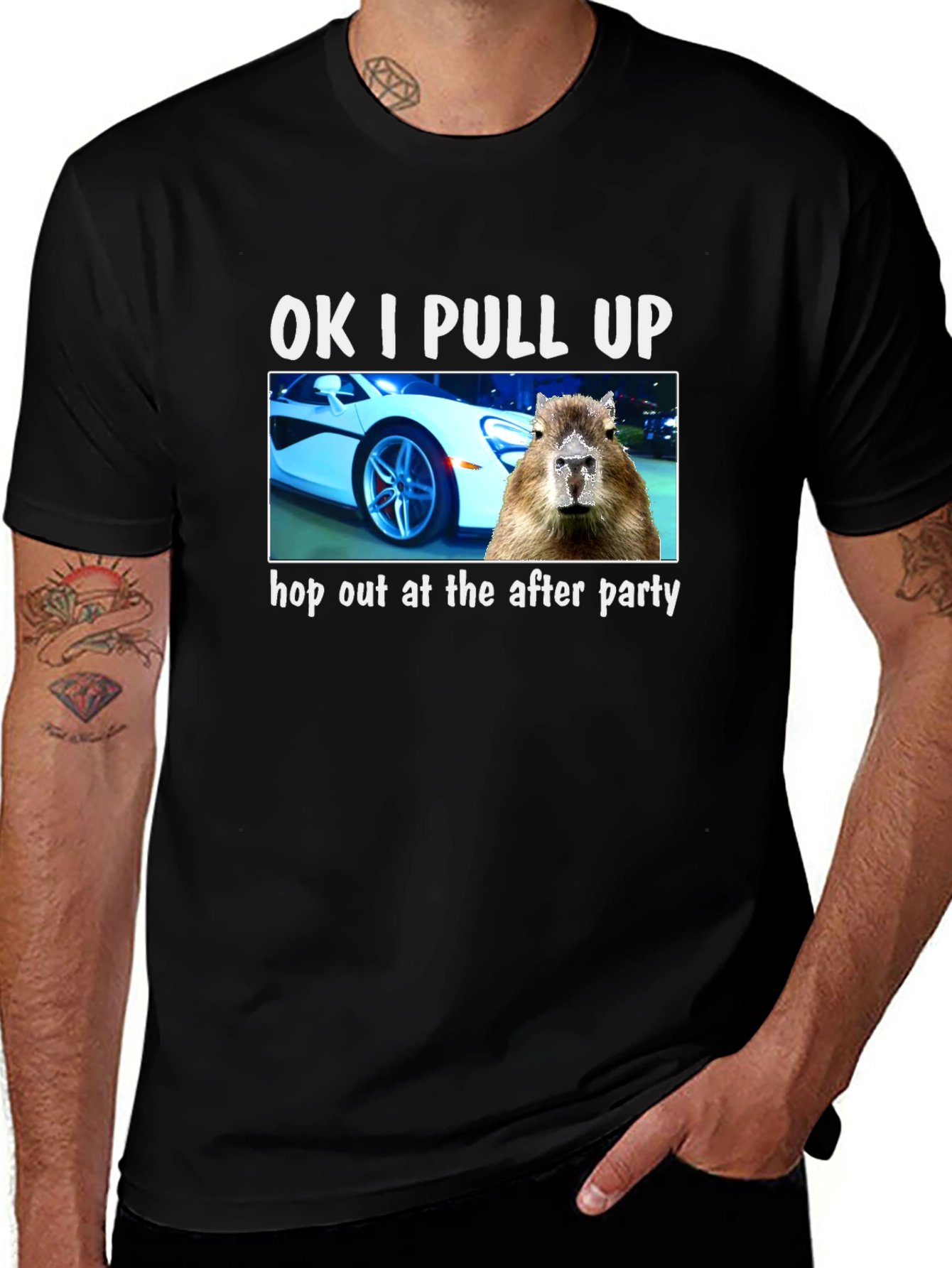 Variant 24 of OK I PULL UP Capybara T-Shirt