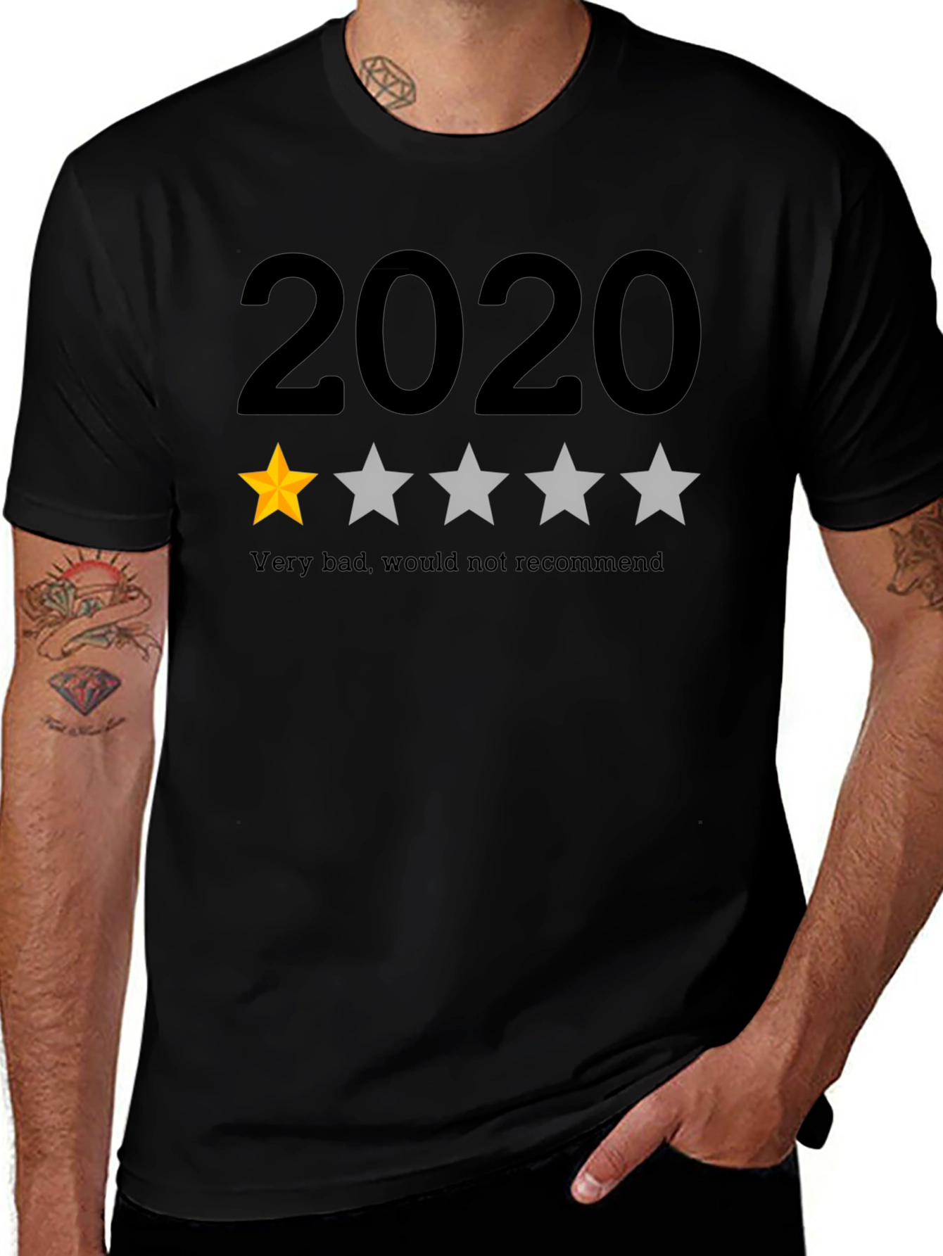 Variant 13 of 2020 One-Star Review T-Shirt - Very Bad, Would Not Recommend!