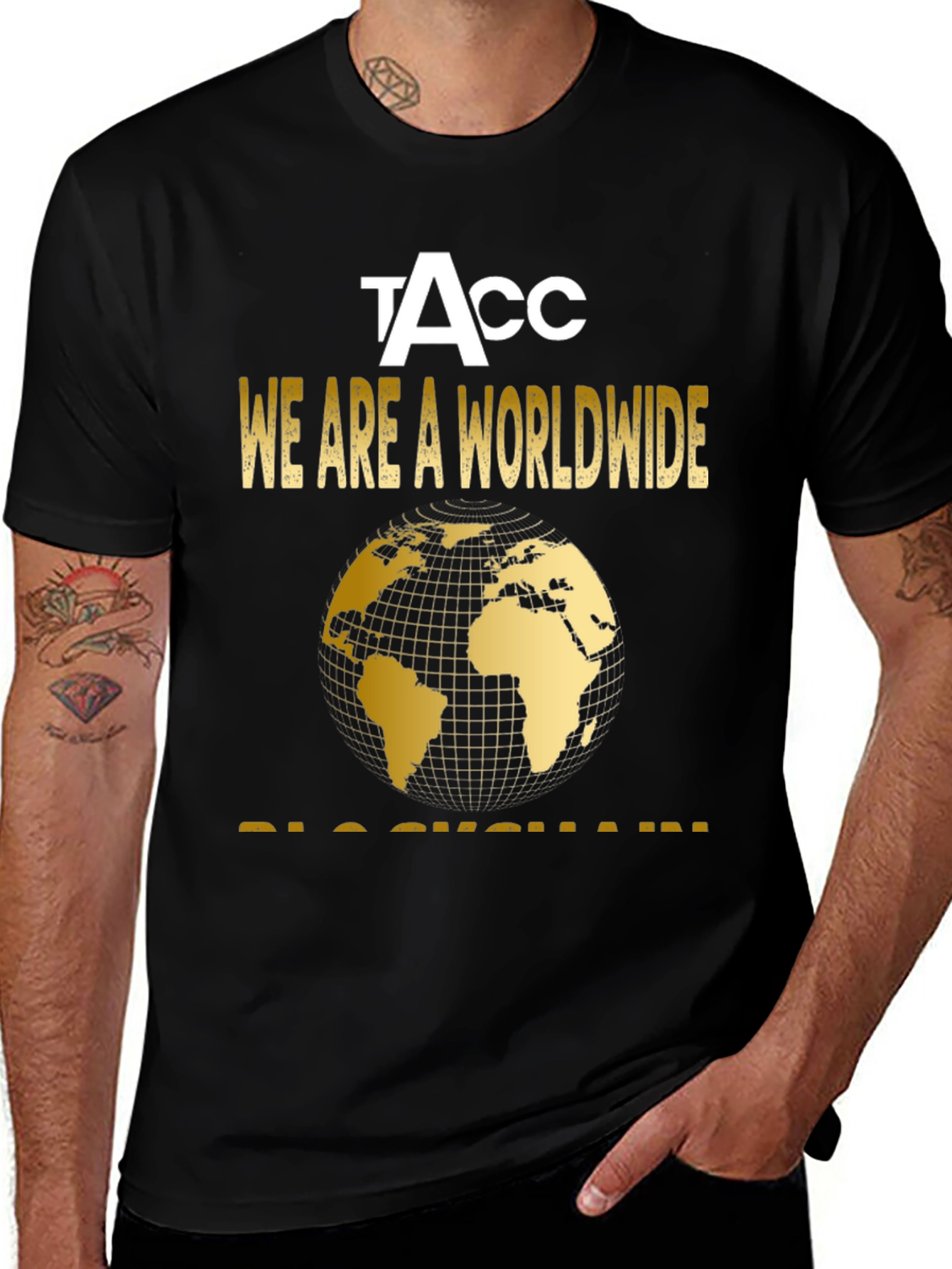 TAcc Worldwide Blockchain T-Shirt - Black