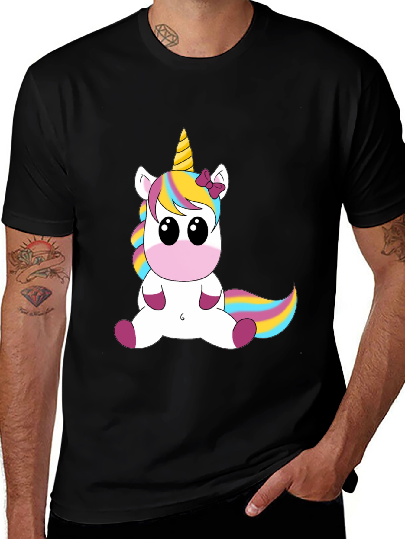 Variant 10 of Cute Unicorn Graphic Tee