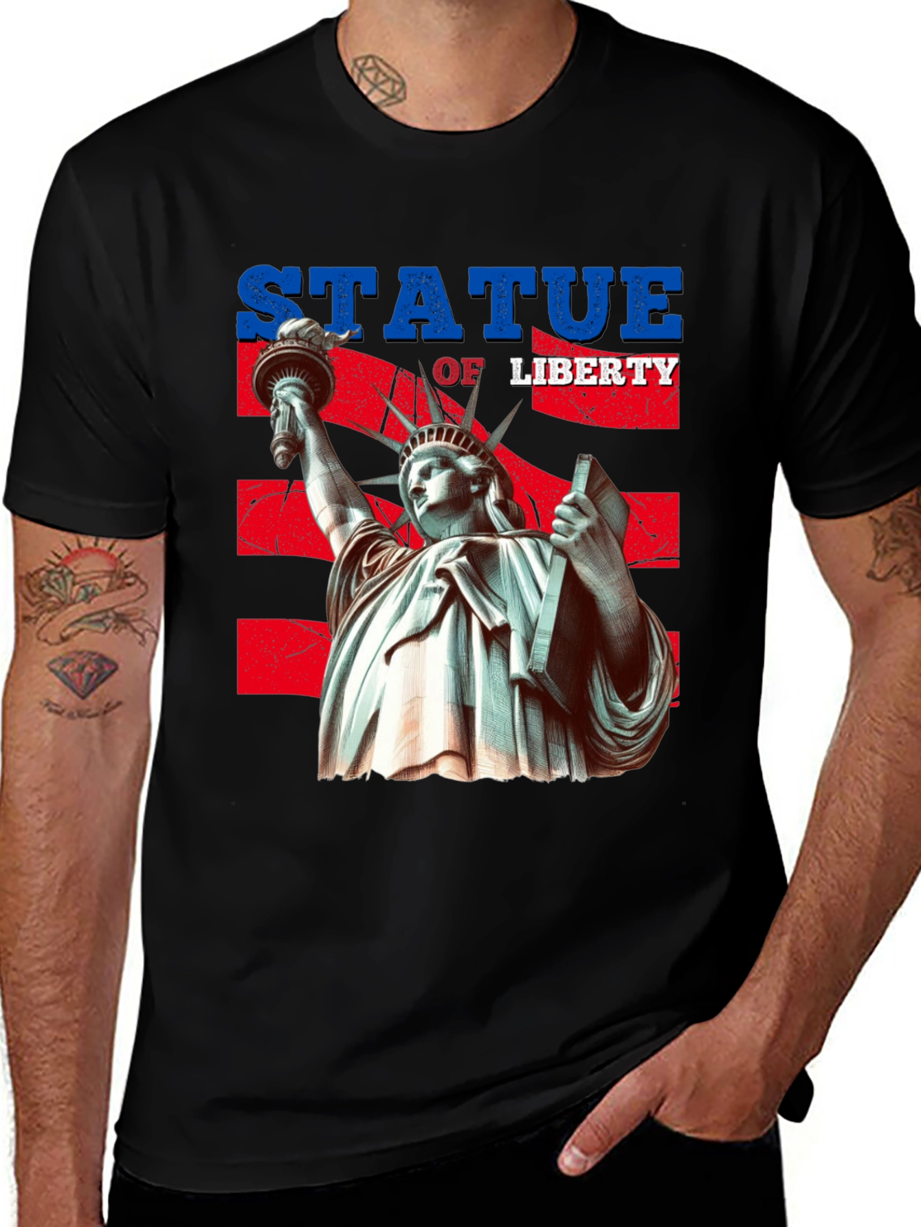 Statue of Liberty Patriotic T-Shirt