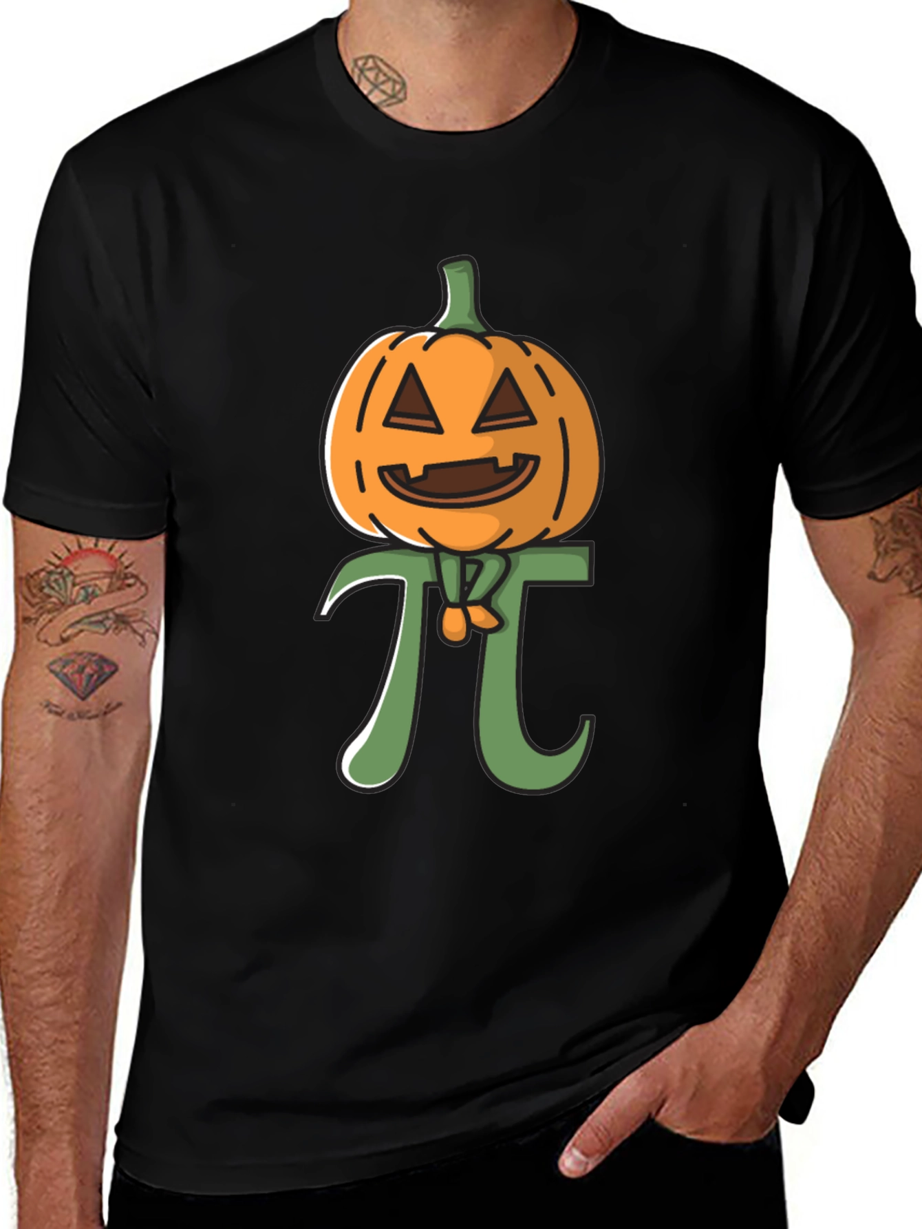 Variant 25 of Pumpkin Pi Funny Halloween Math T-Shirt