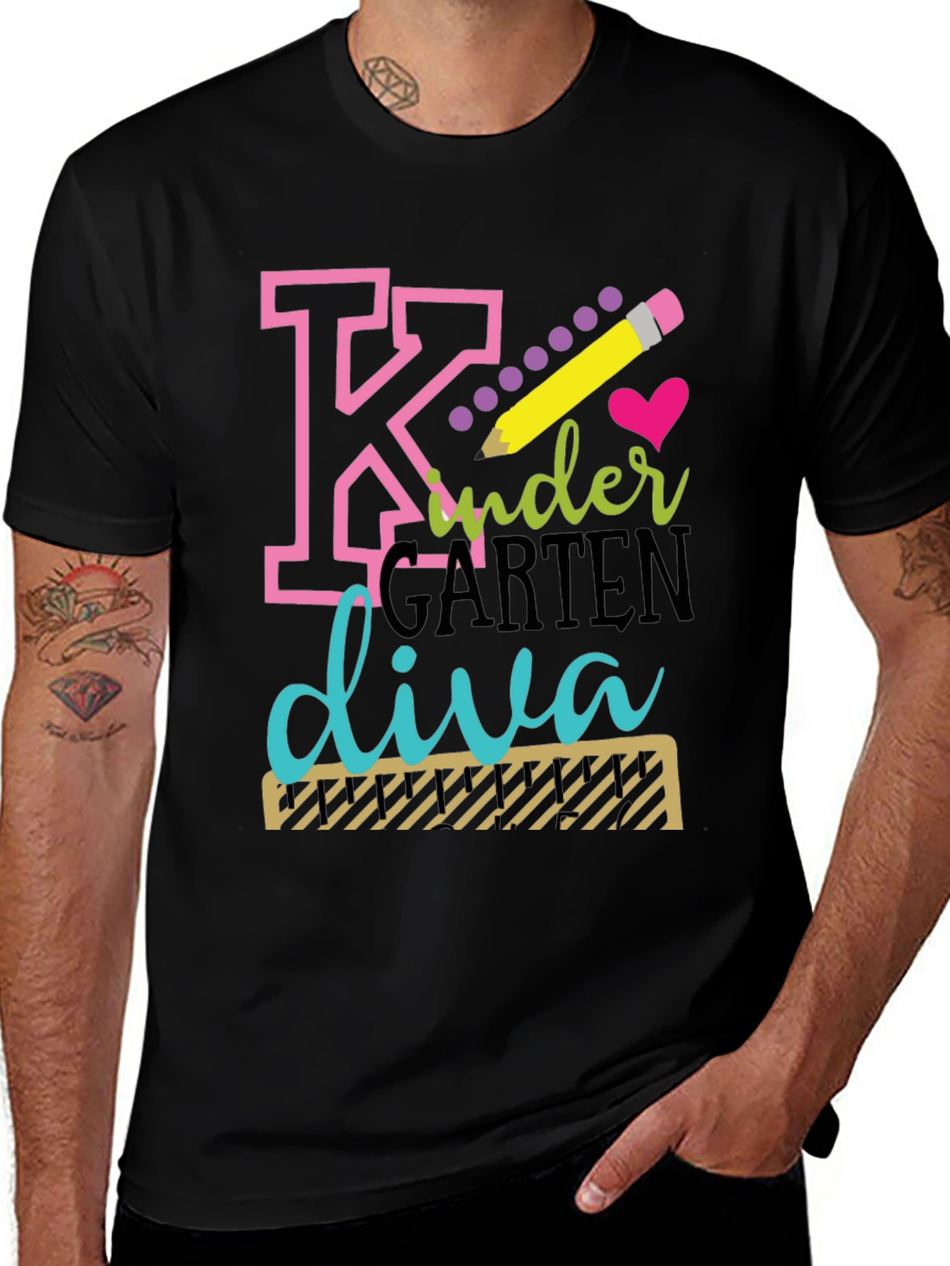 Variant 30 of Kindergarten Diva T-Shirt - Back to School