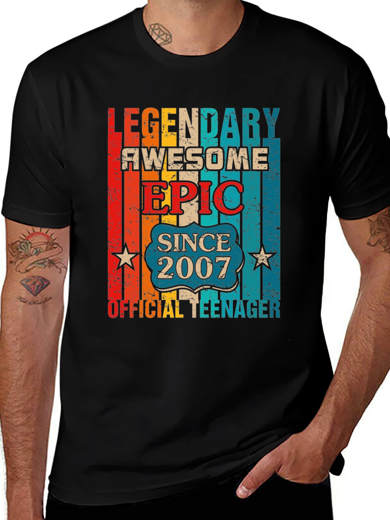Legendary Since 2007 Official Teenager Graphic T-Shirt