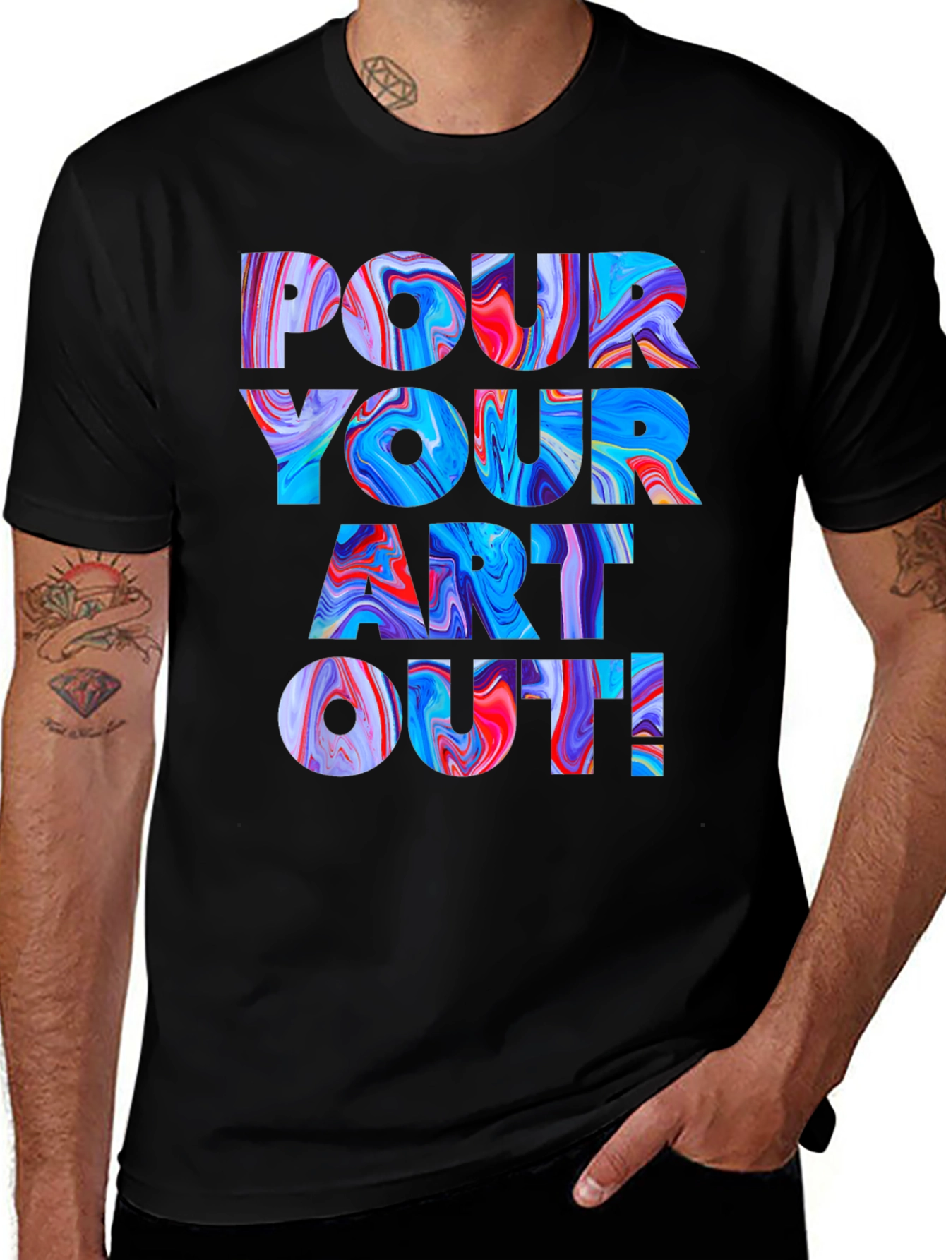 Pour Your Art Out! Graphic Tee