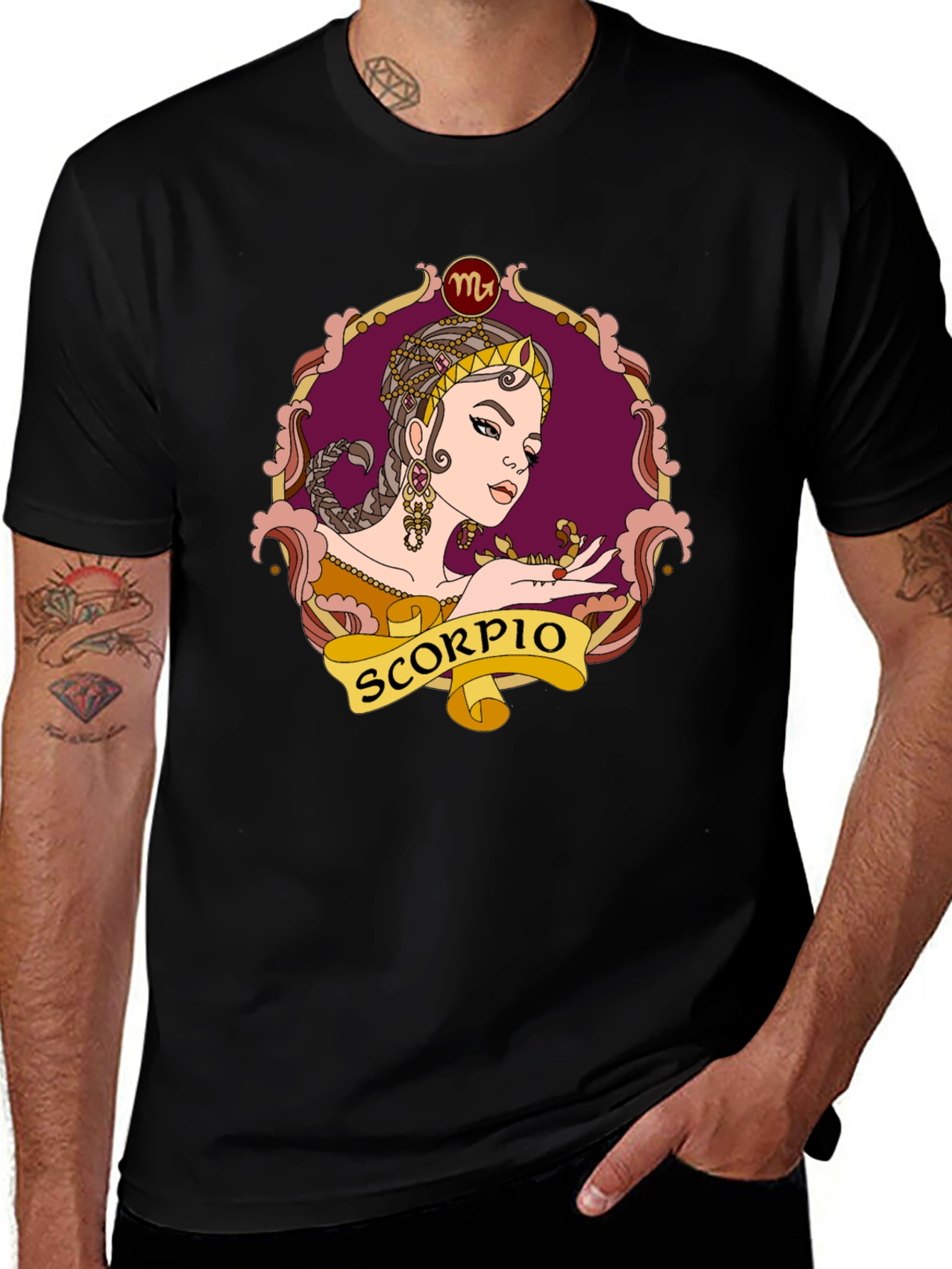 Variant 11 of Scorpio Zodiac T-Shirt, Woman Design