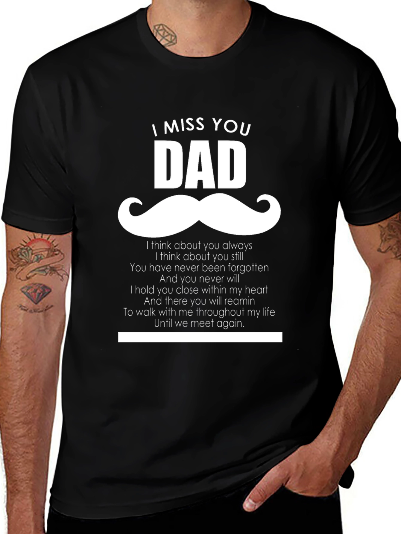 Variant 29 of I Miss You Dad T-Shirt - Memorial Gift