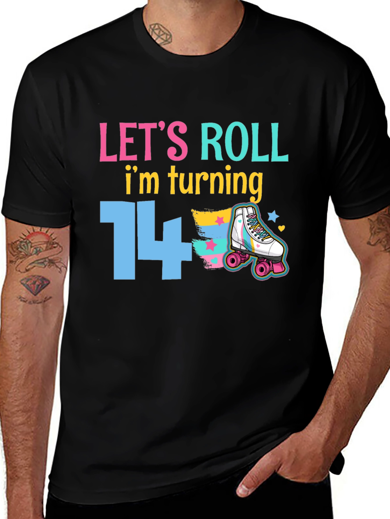 Let's Roll 14th Birthday T-Shirt
