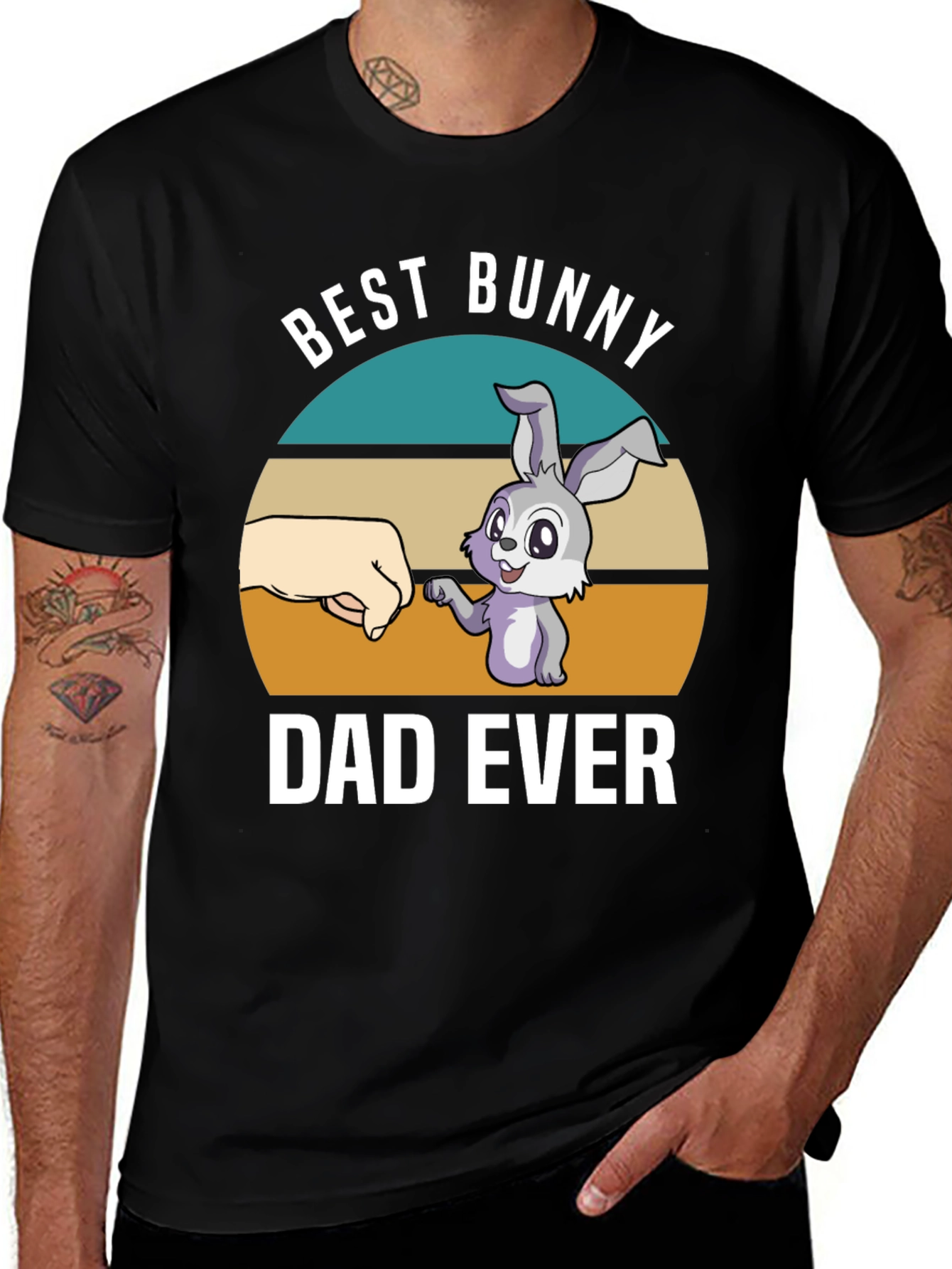 Variant 30 of Best Bunny Dad Ever T-Shirt