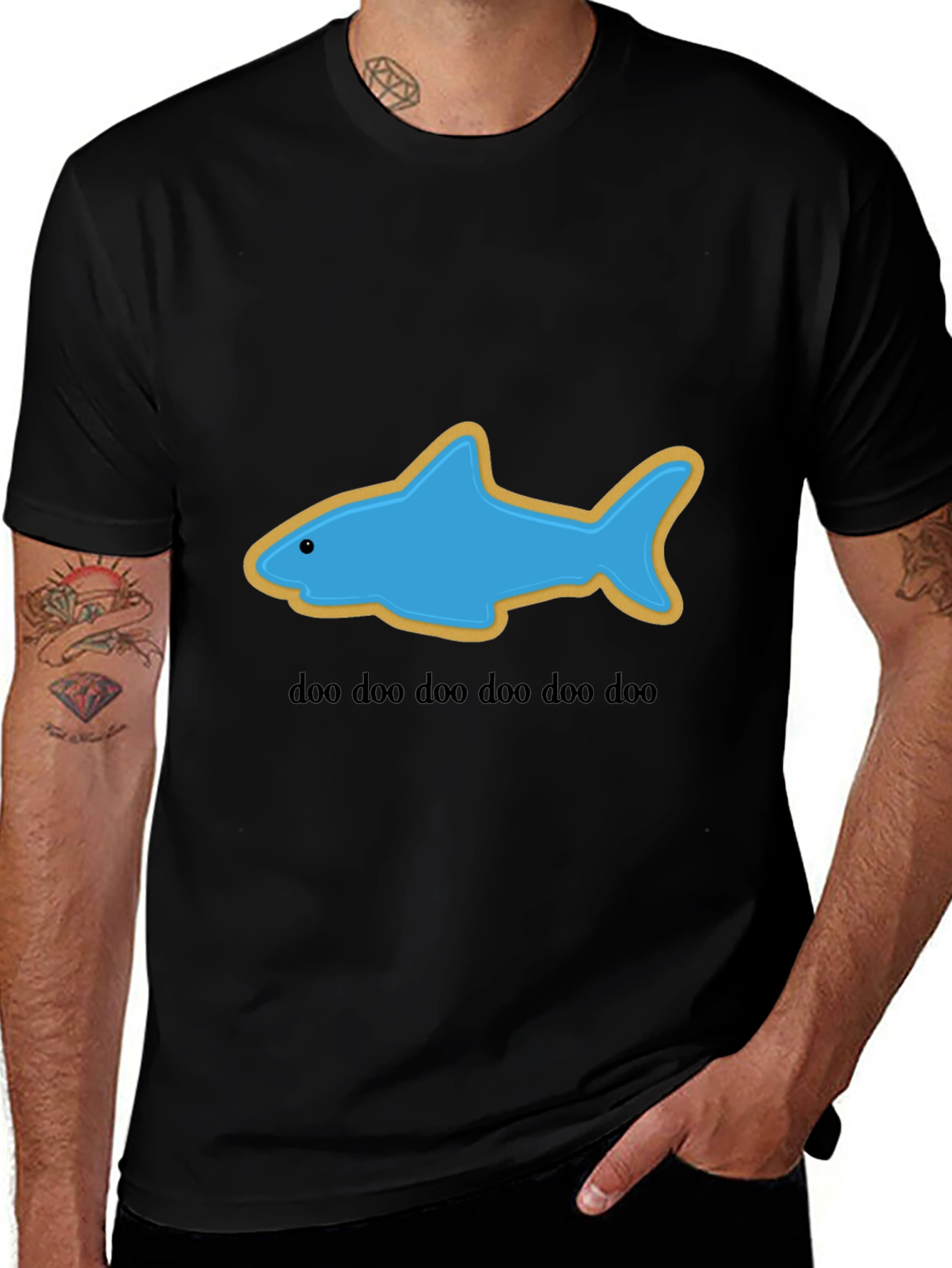 Variant 21 of Shark Doo Doo T-Shirt - Soft Cotton Tee