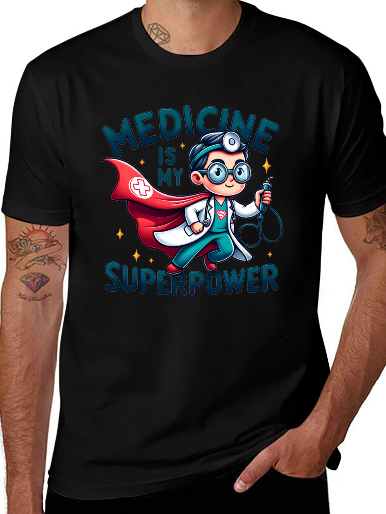 Variant 15 of Medicine is My Superpower T-Shirt