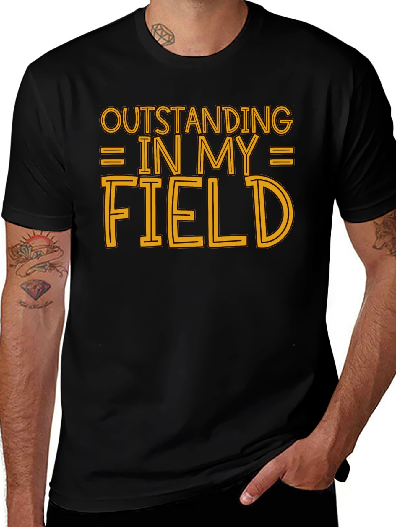 Variant 17 of Outstanding in My Field Graphic Tee