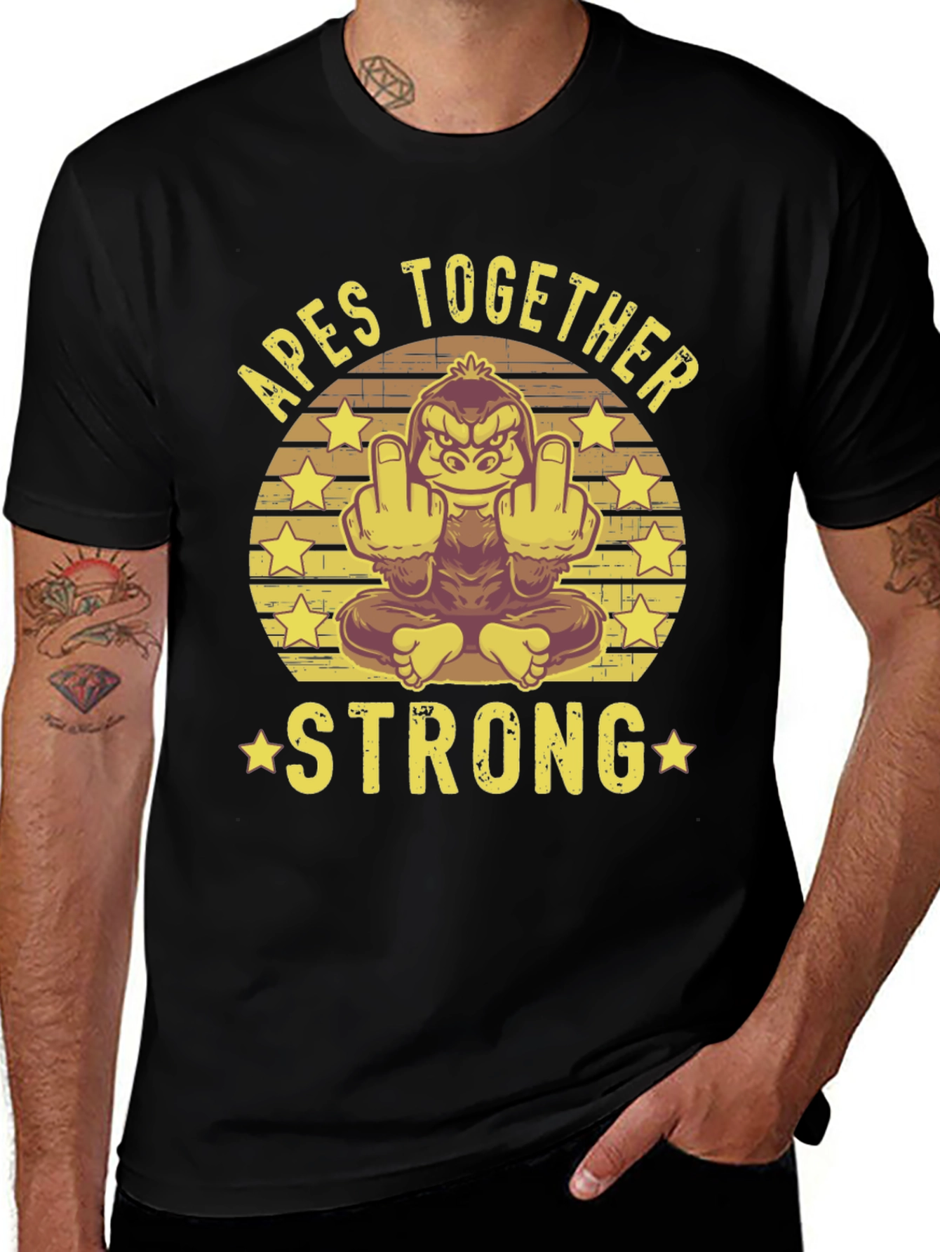 Variant 29 of Apes Together Strong Graphic Tee